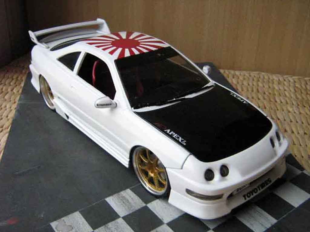 Honda Integra Type R jdm wit 1/18 Hot Wheels