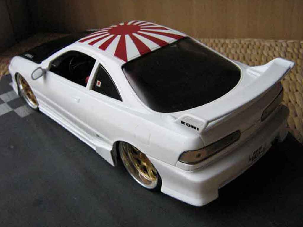 Honda Integra Type R jdm wit 1/18 Hot Wheels