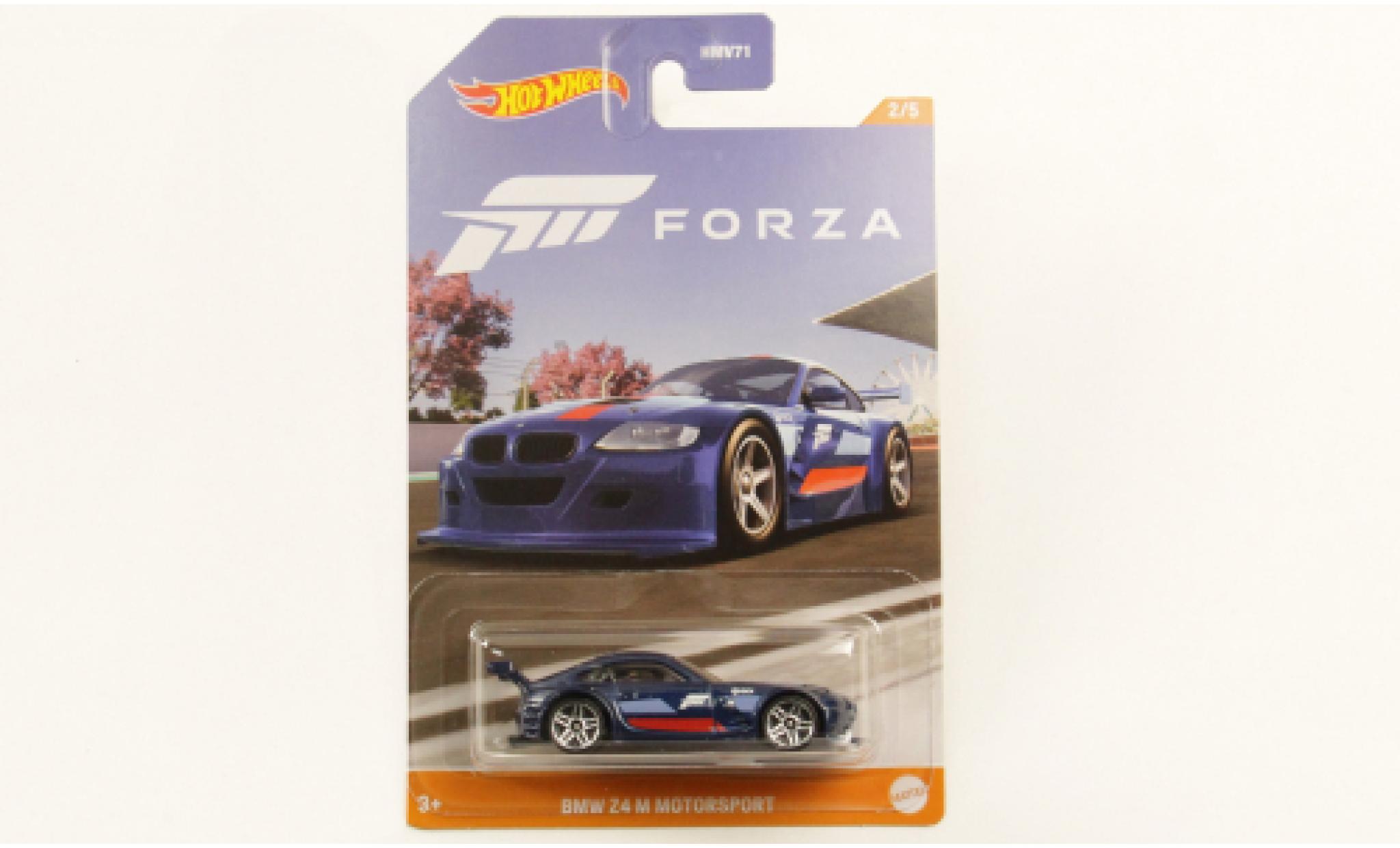 Bmw Z4 1/64 Hot Wheels M blauw fonc&eacute;/D&eacute;corer Forza modelauto