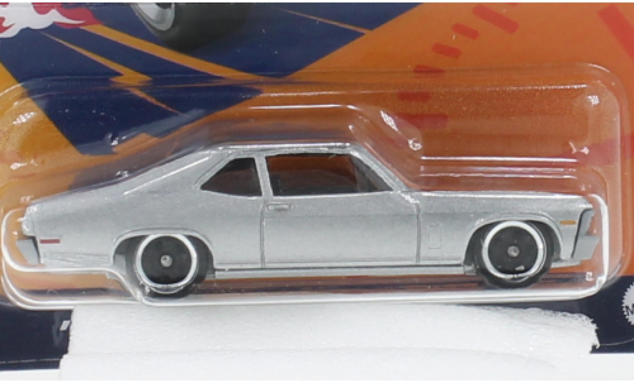 Chevrolet Nova 1/64 Hot Wheels SS d/zwart rapide & Furious 1970 modelauto