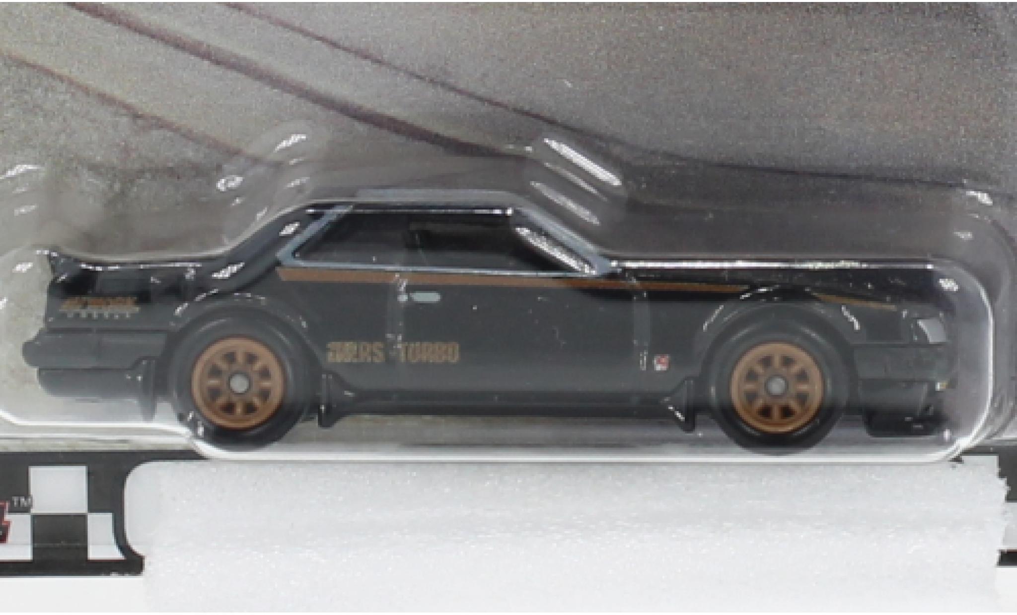 Nissan Skyline 1/64 Hot Wheels Premium RS (KDR30) zwart modelauto