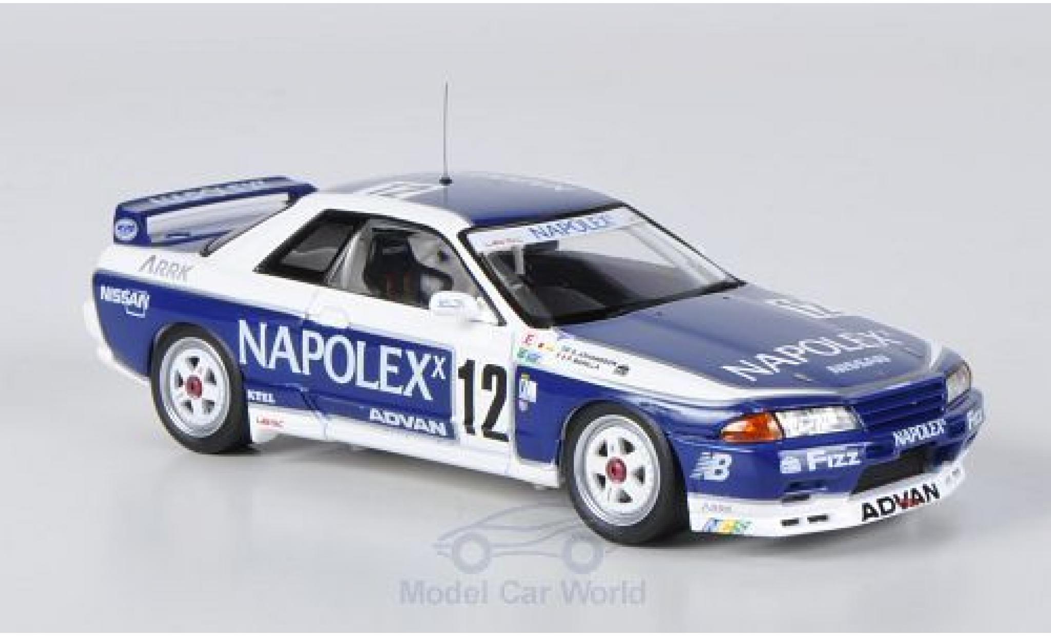 Nissan Skyline 1/43 HPI MIrage GT-R (R32) No.12 Napolex JTCC 1991 S.Johansson/Barilla modelauto