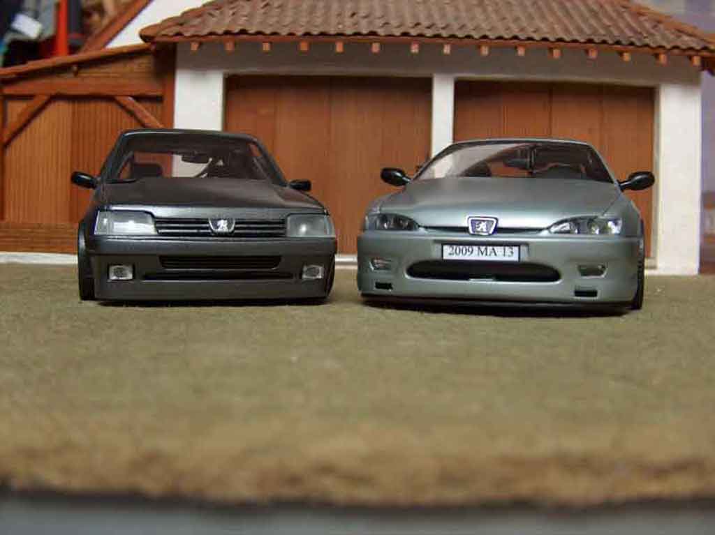 Peugeot 406 Coupe grijs metallized 1/18 Gate