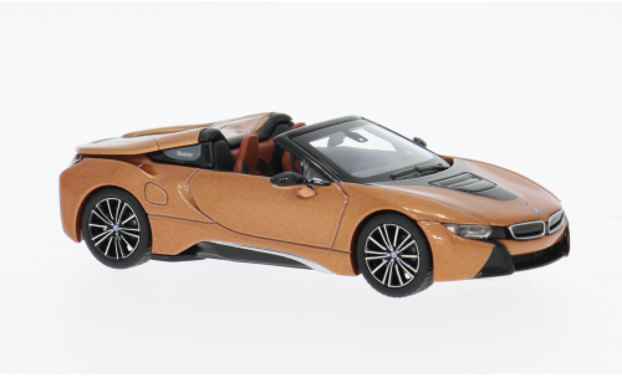 Bmw i8 1/64 I Almost Real bronze/zwart 2013 1:64 modelauto