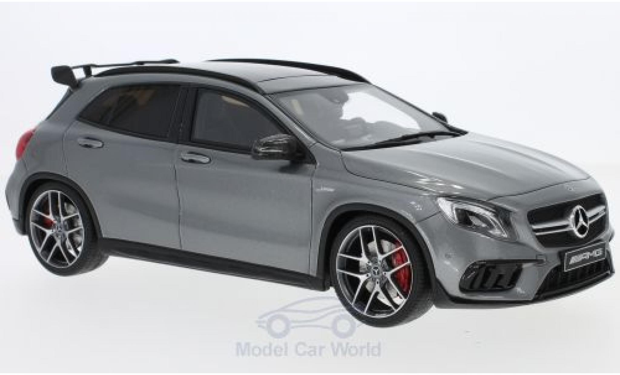 Mercedes Classe GLA 1/18 GT Spirit AMG GLA 45 metallic grijs modelauto