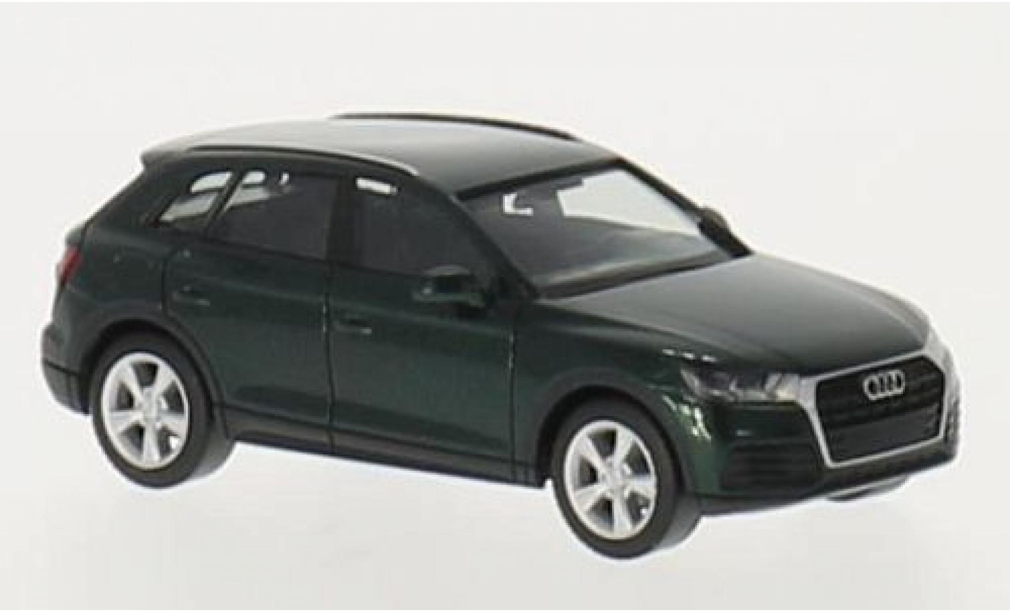 Audi Q5 1/87 Herpa metallic groen modelauto