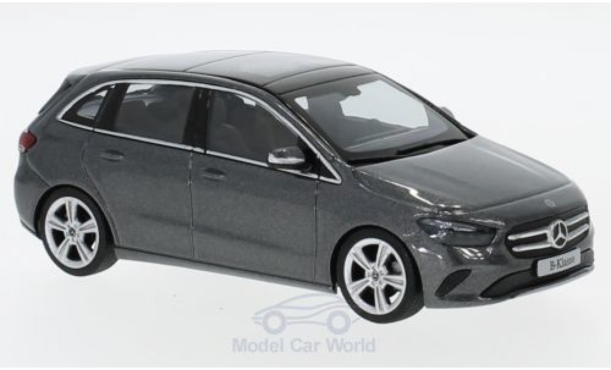Mercedes Classe B 1/43 Herpa (W247) metallic grijs modelauto