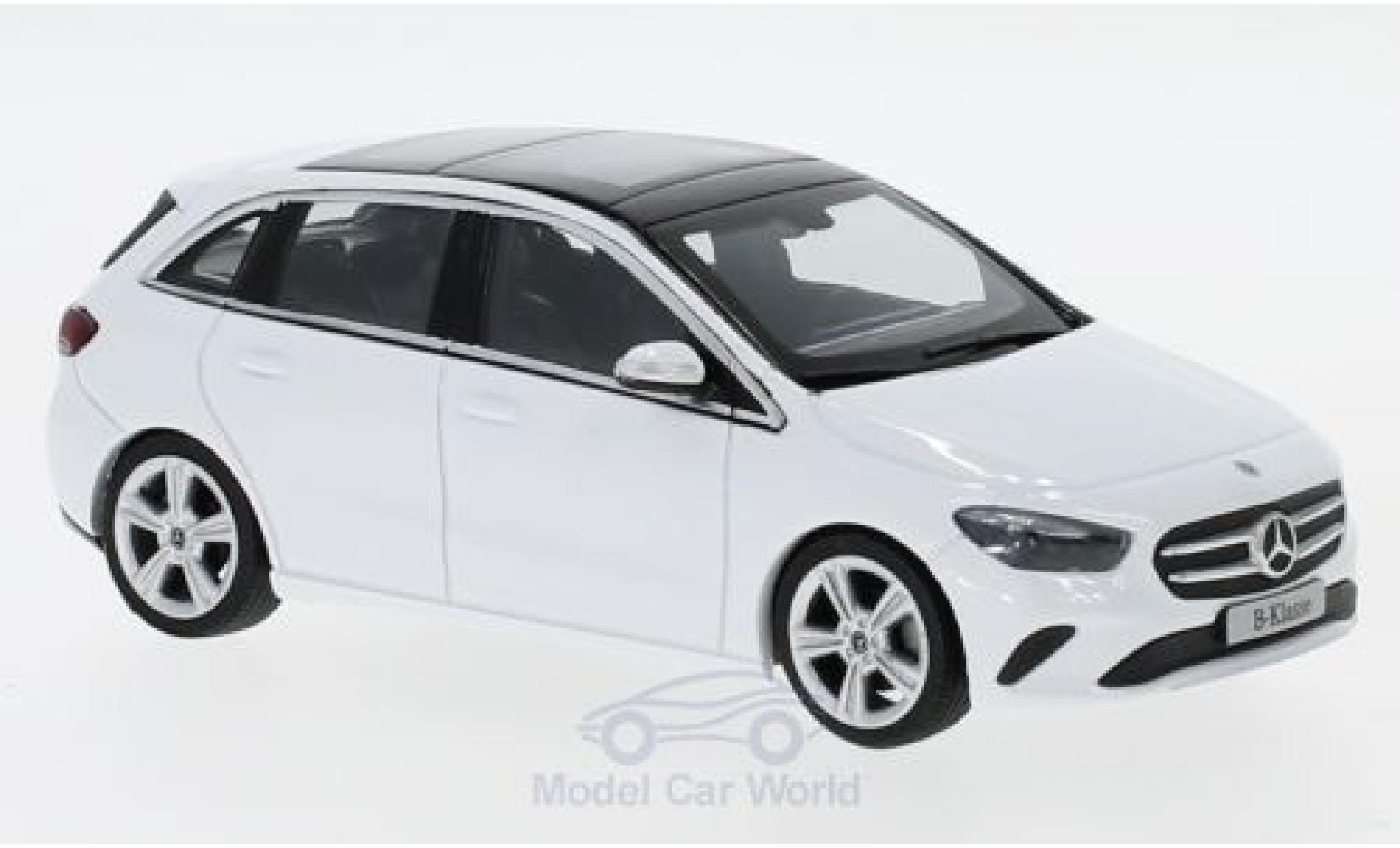 Mercedes Classe B 1/43 Herpa (W247) wit 2018 modelauto