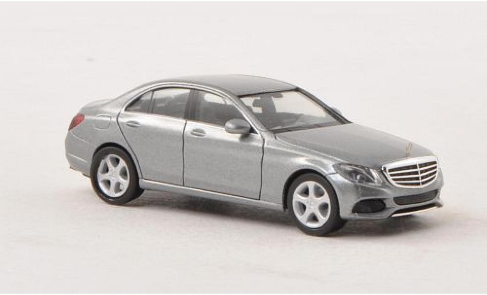 Mercedes Classe C 1/87 Herpa (W205) metallic grijs 2014 modelauto