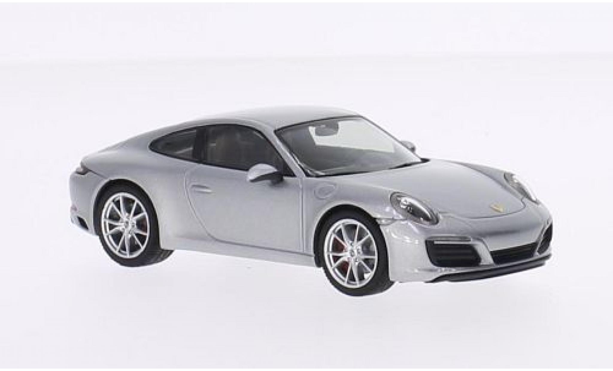 Porsche 991 S 1/43 Herpa 911 () Carrera S Coupe grijs 2015 modelauto