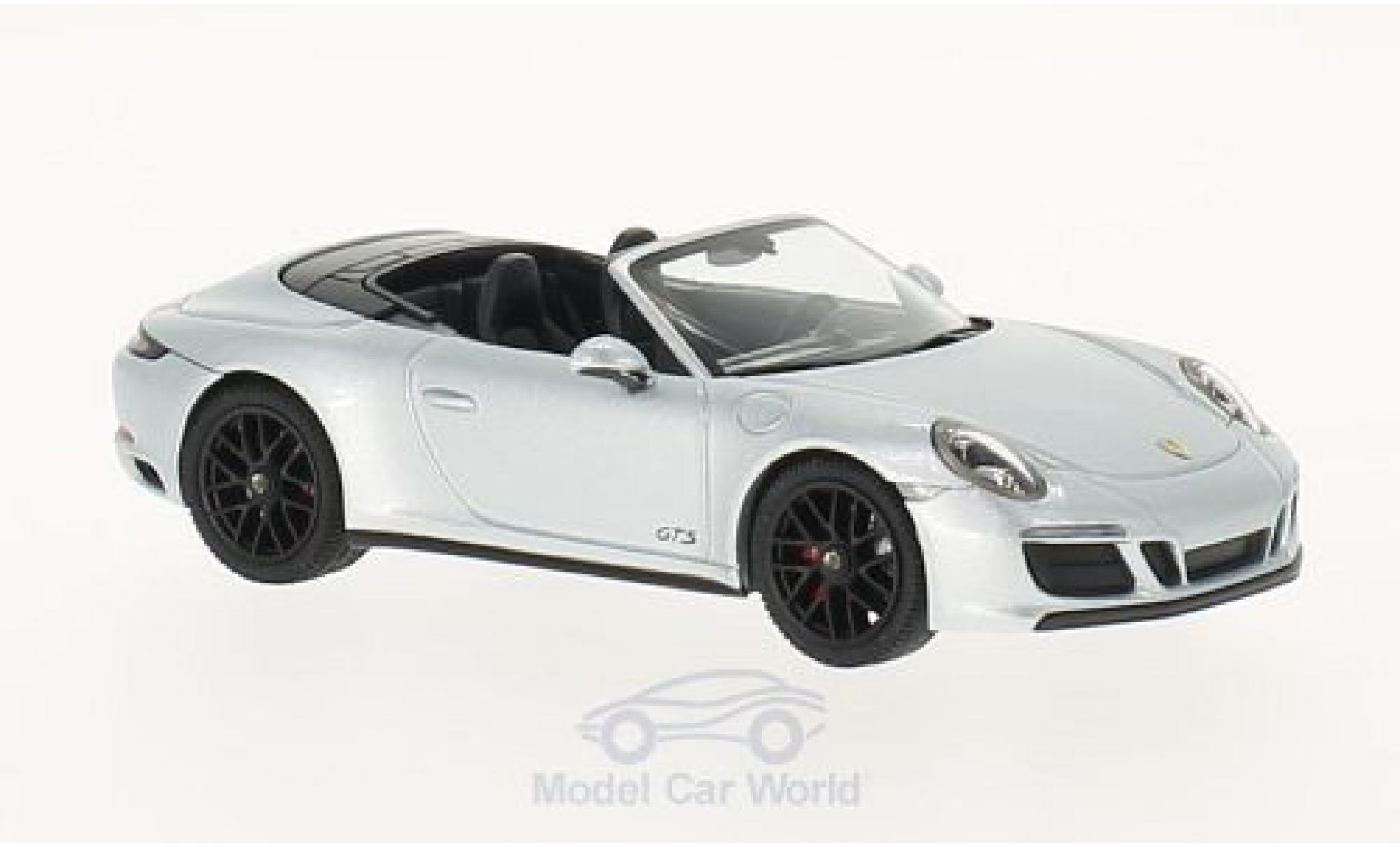 Porsche 991 GTS 1/43 Herpa Carrera 4 GTS grijs modelauto