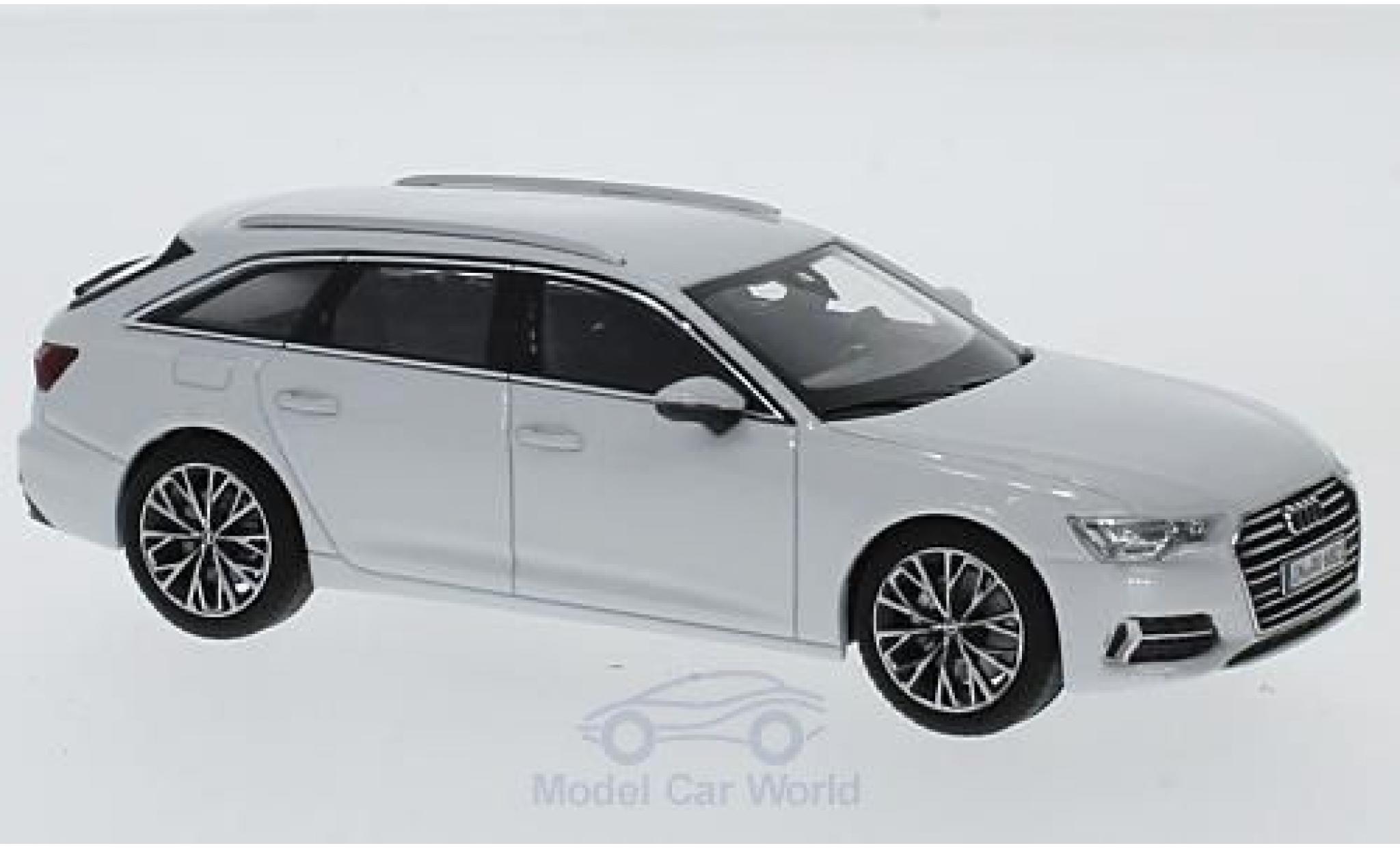 Audi A6 1/43 iScale Avant wit 2018 modelauto