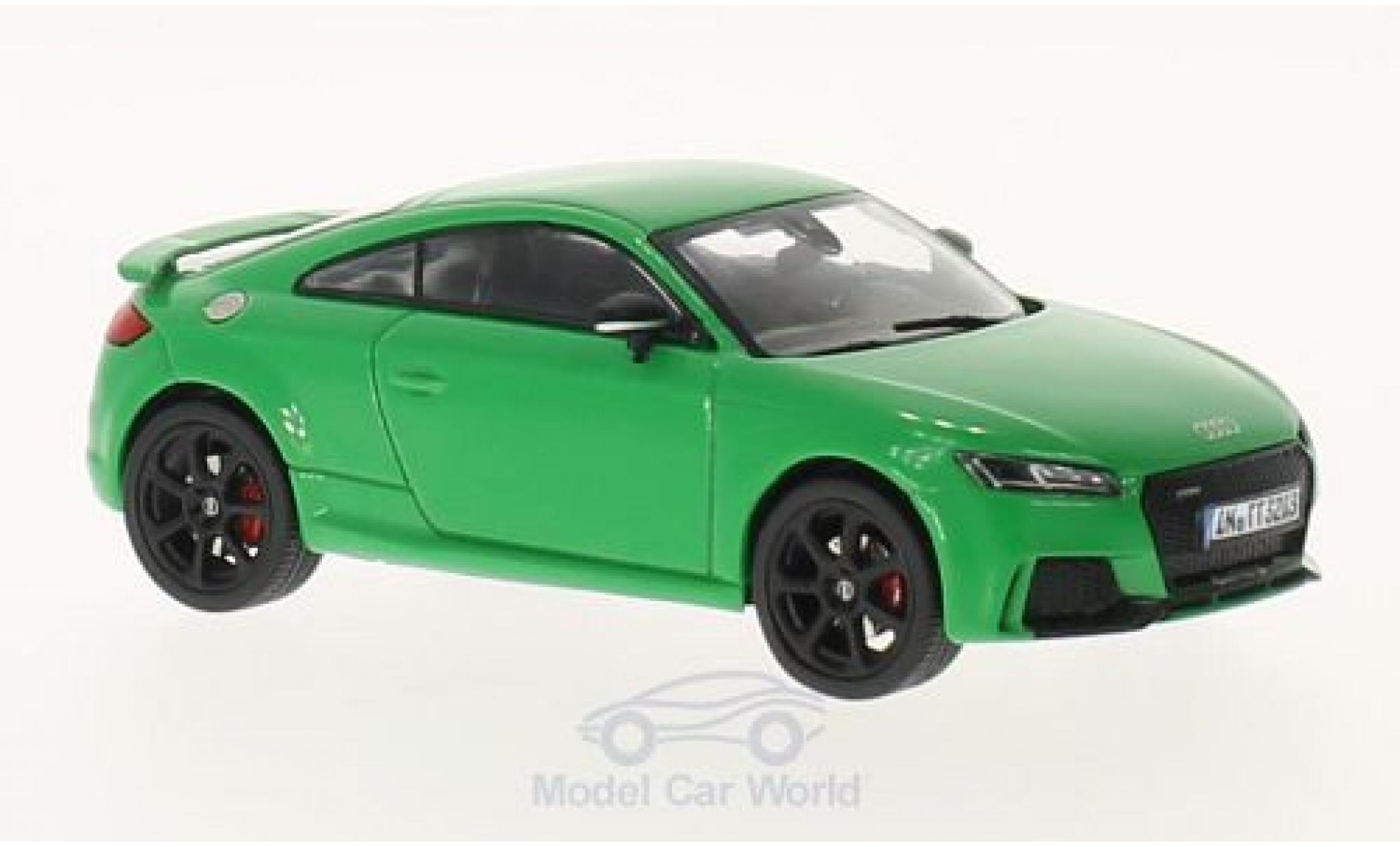 Audi TT RS 1/43 iScale RS groen 2017 modelauto