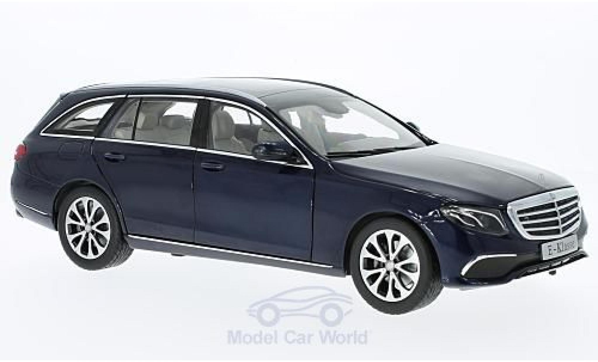 Mercedes Classe E 1/18 iScale (S213) metallic blauw modelauto