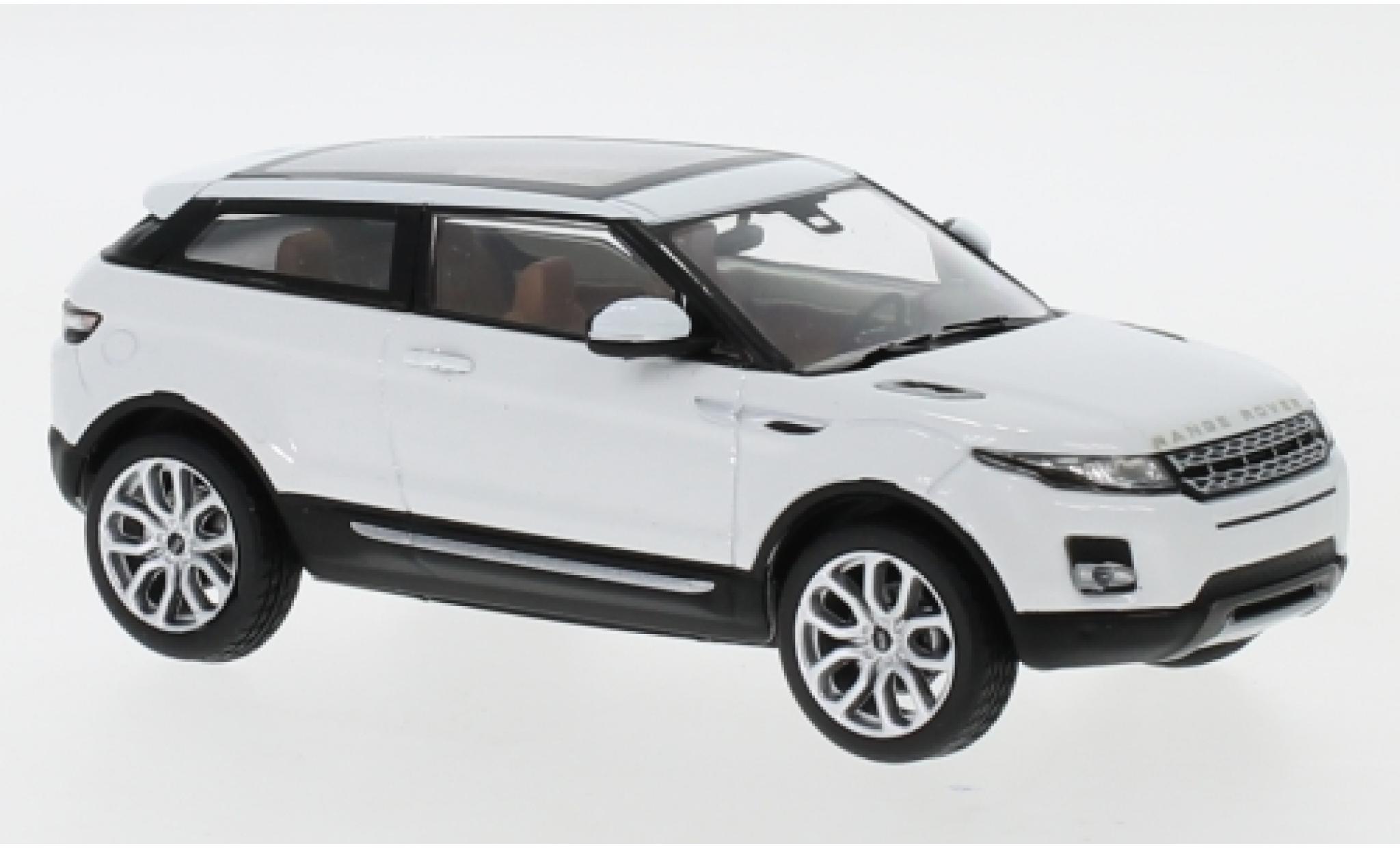 Land Rover Range Rover 1/43 IXO Evoque wit 2011 3-portes modelauto