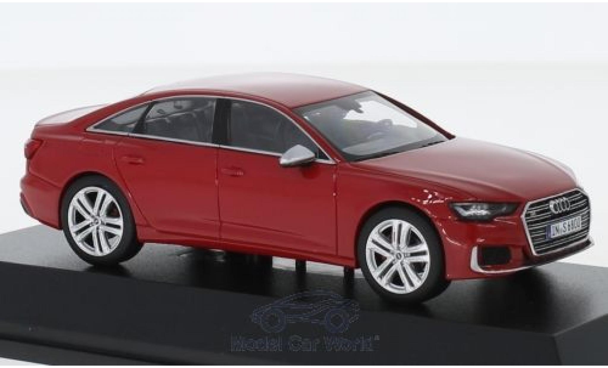 Audi S6 1/43 Jadi rood 2019 modelauto