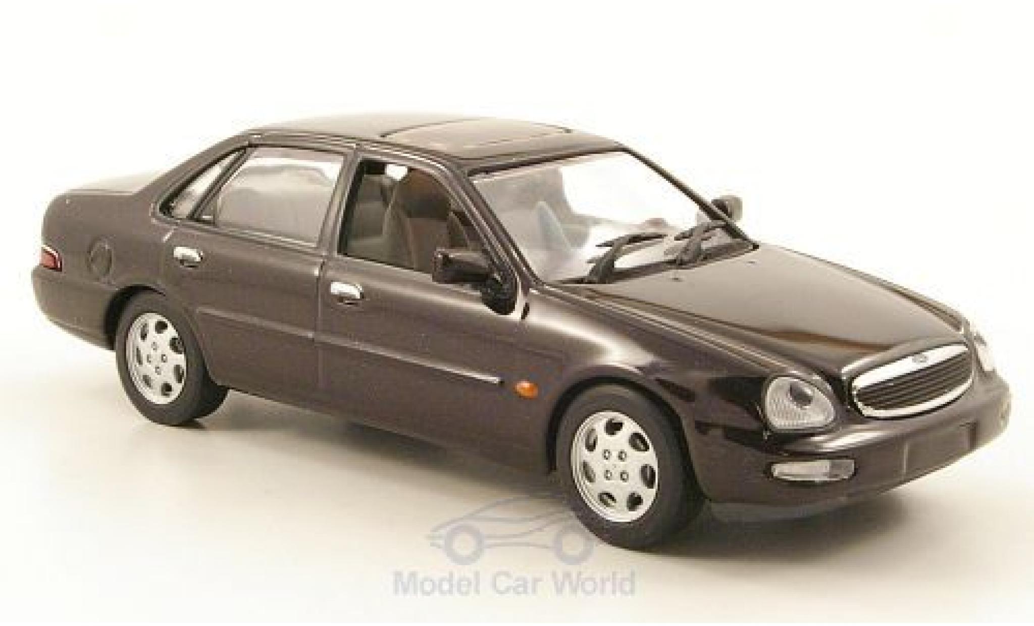 Ford Scorpio 1/43 Minichamps metallic paarsee 1996 modelauto