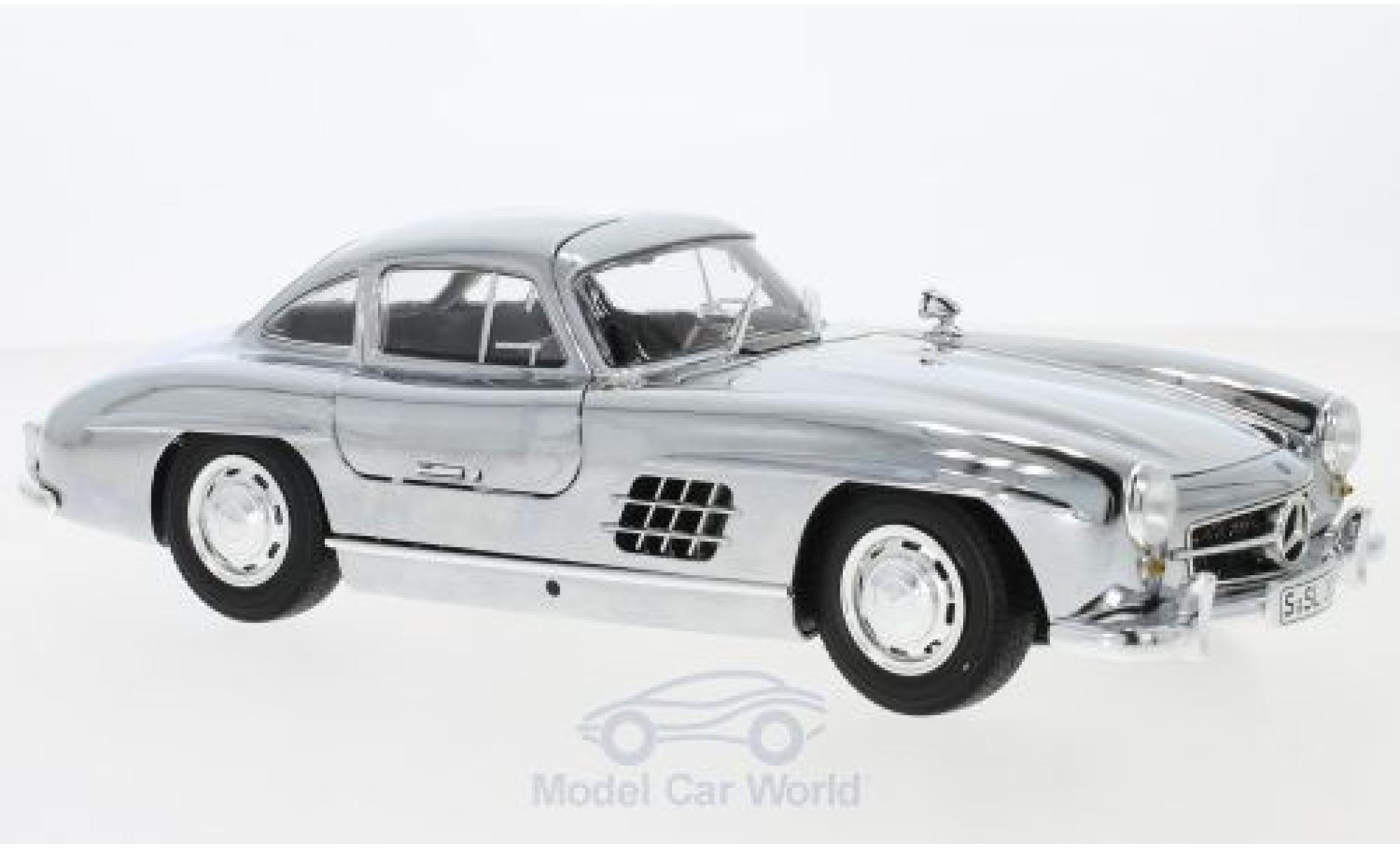 Mercedes 300 1/18 Minichamps SL Coupe (W198) chrom 1954 modelauto