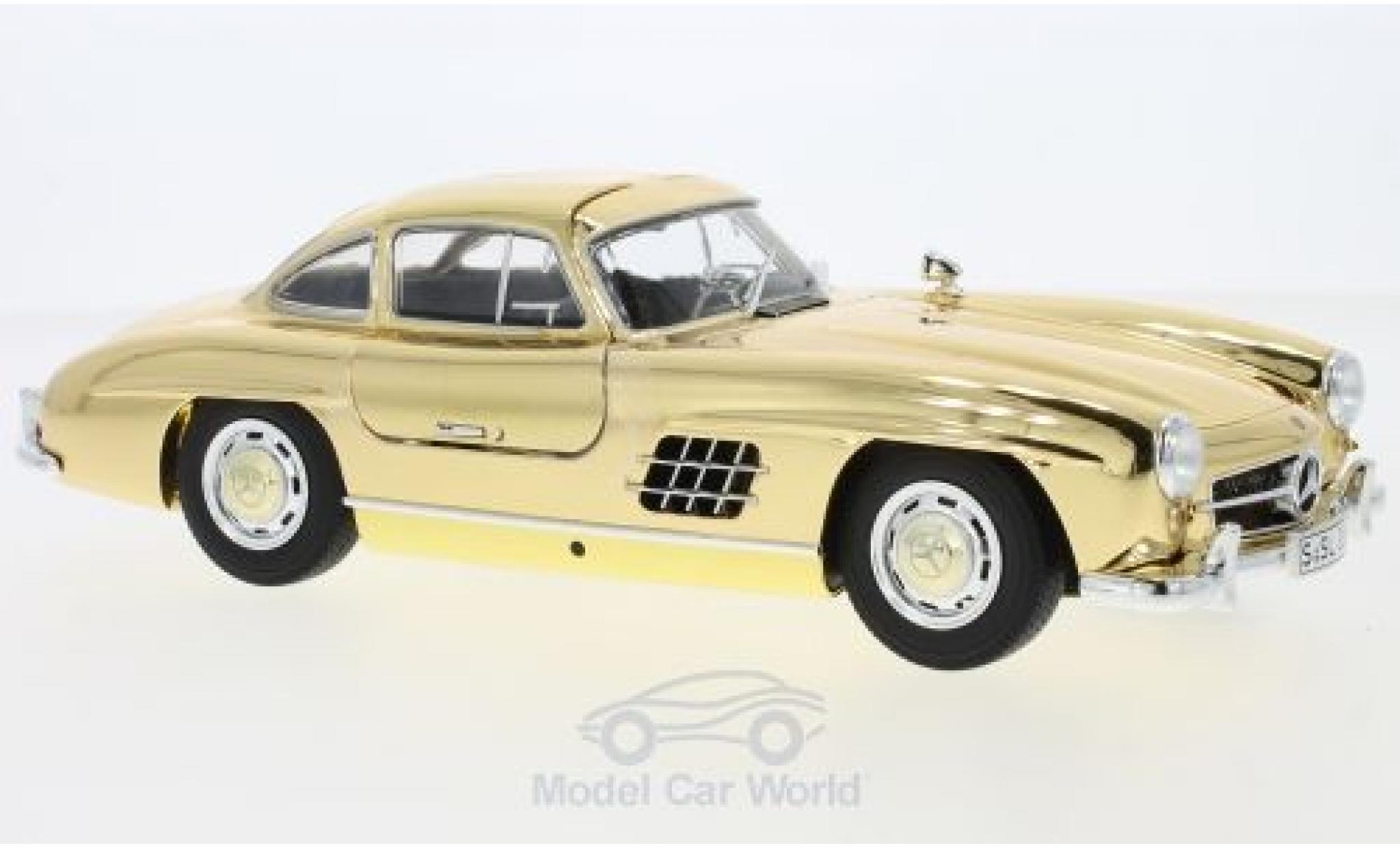 Mercedes 300 SL 1/18 Minichamps SL (W198) gold 1954 modelauto