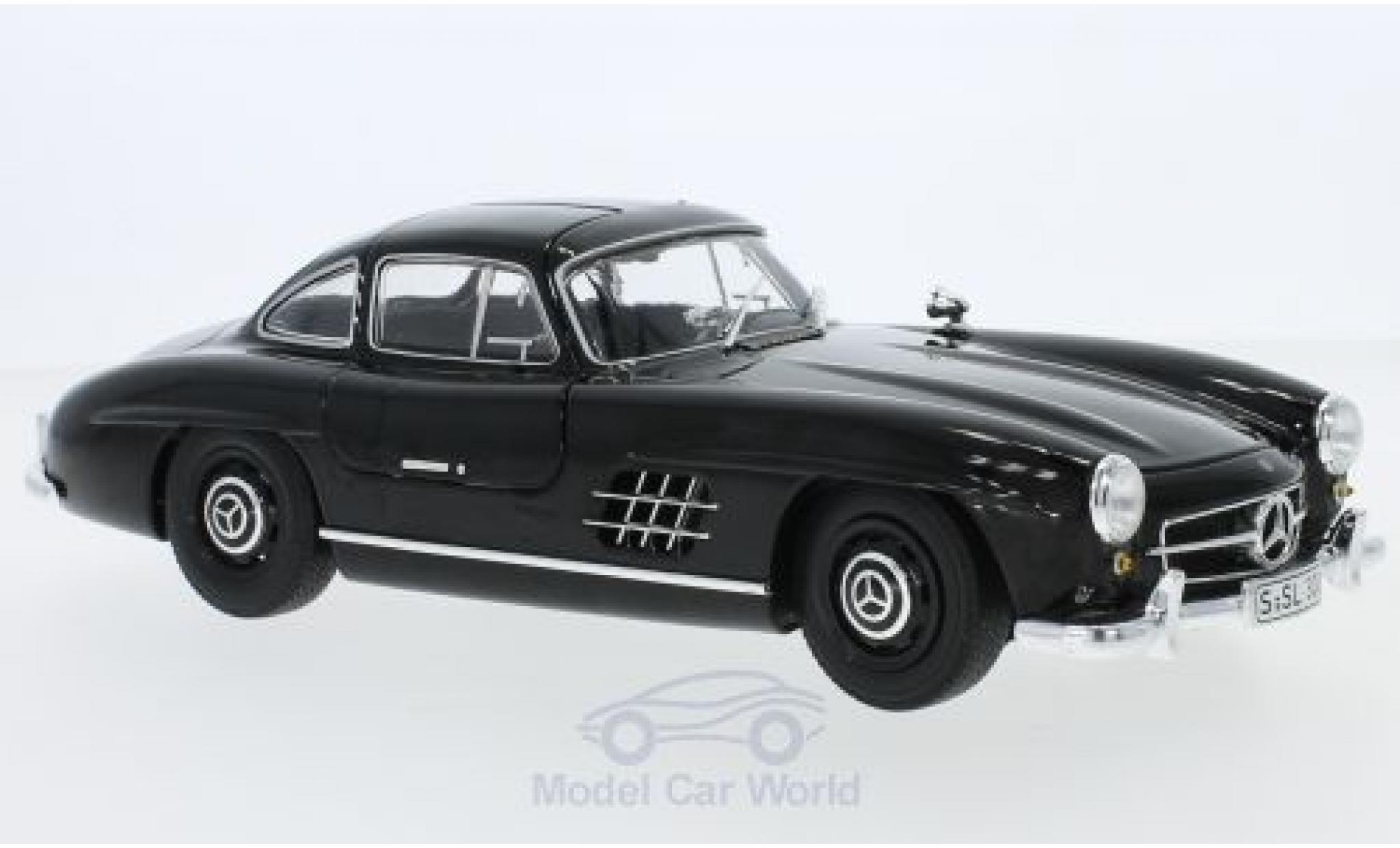 Mercedes 300 SL 1/18 Minichamps SL (W198) zwart 1954 modelauto