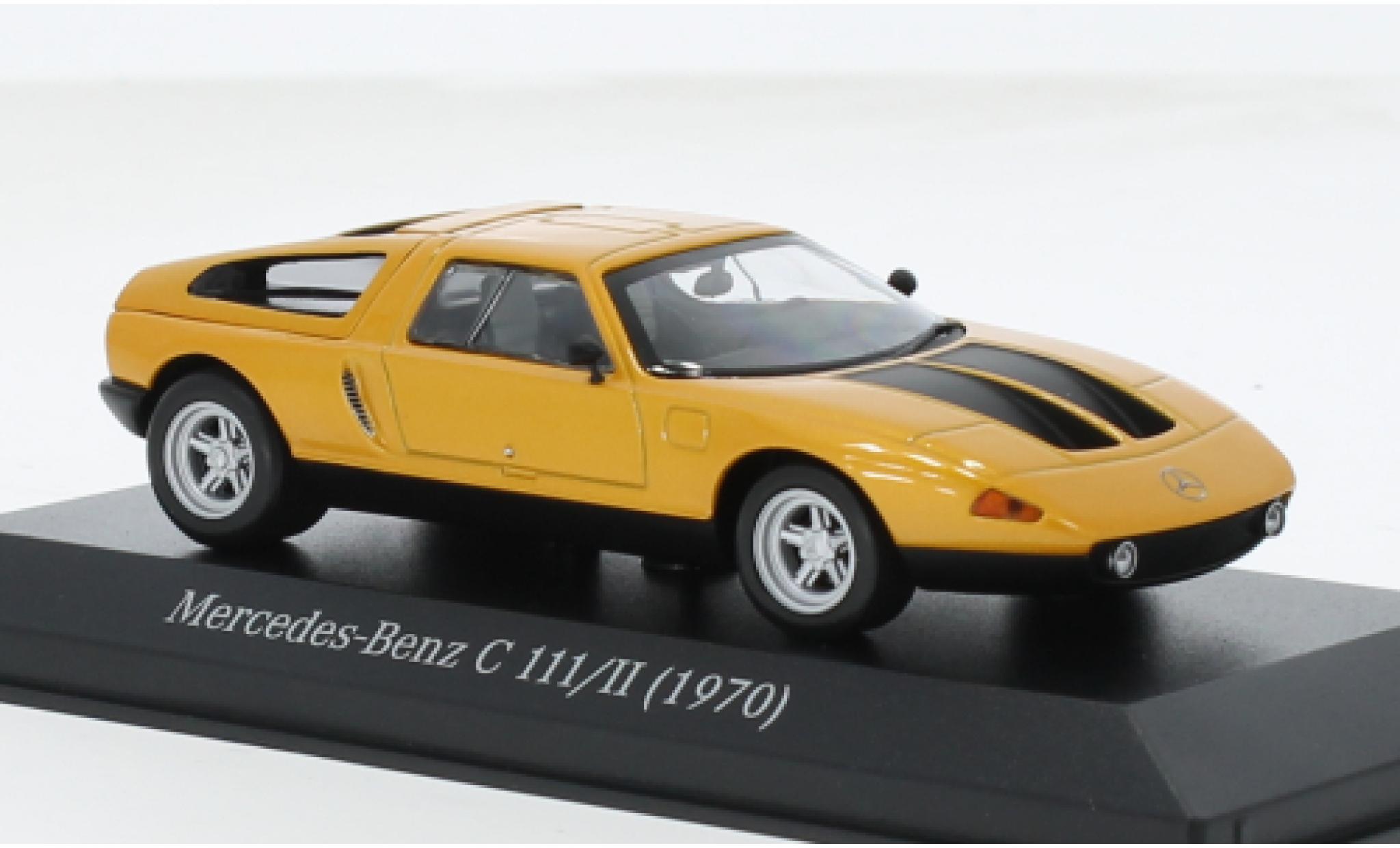 Mercedes C111 1/43 I Minichamps / II oranje 1969 1:43 modelauto
