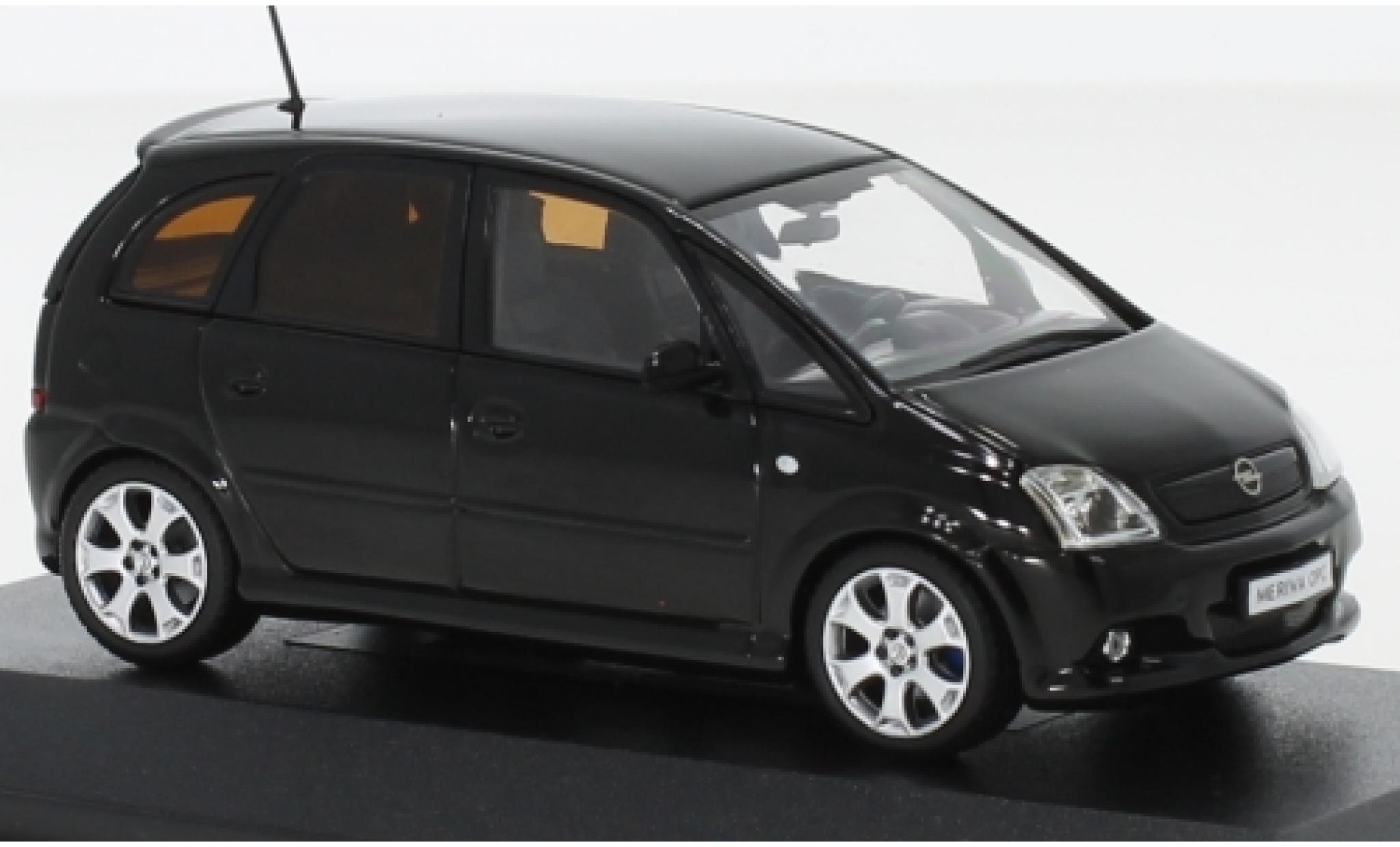 Opel Meriva 1/43 Minichamps A OPC zwart 2006 modelauto
