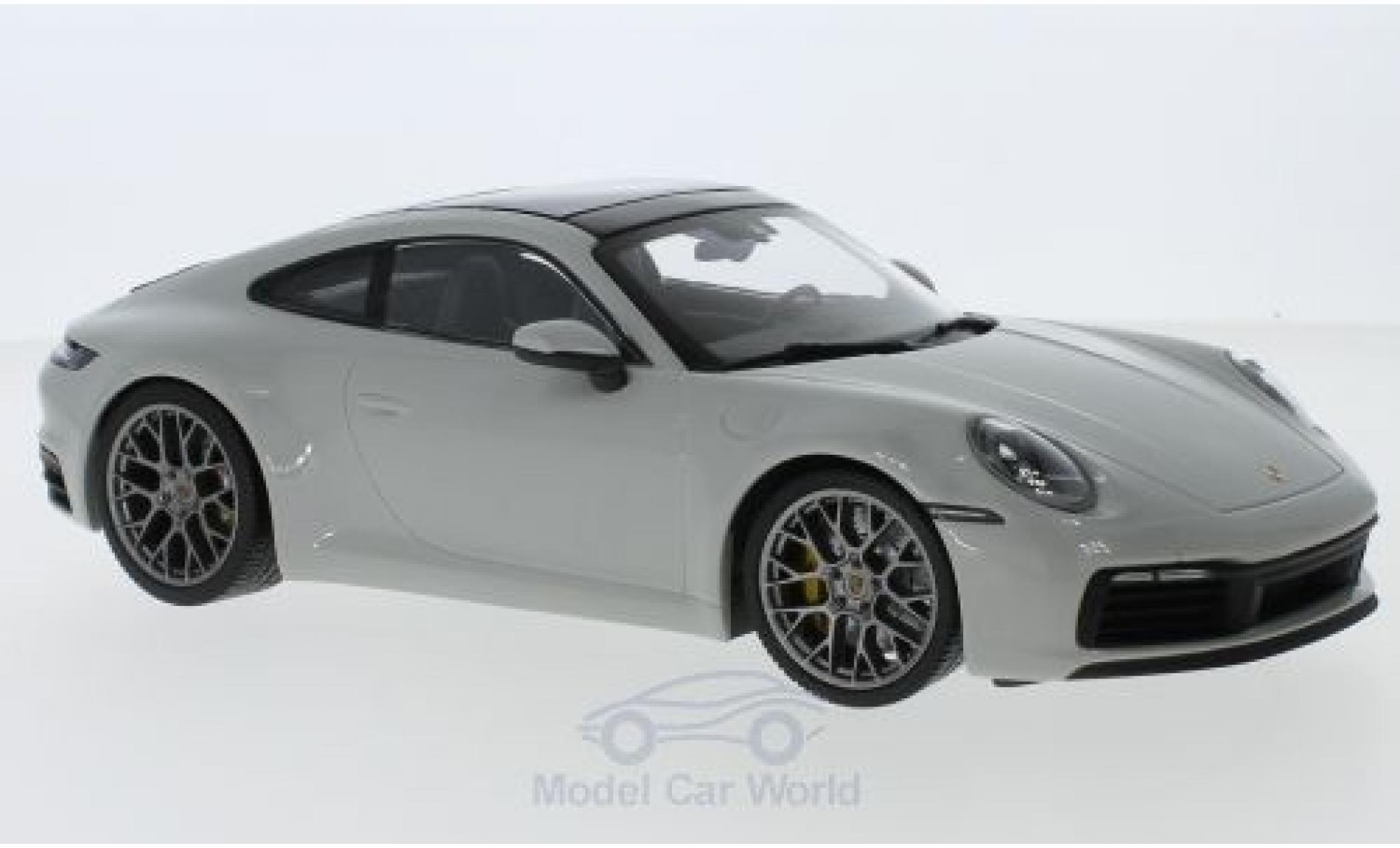 Porsche 992 4S 1/18 Minichamps 911 () Carrera 4S grijs 2019 modelauto