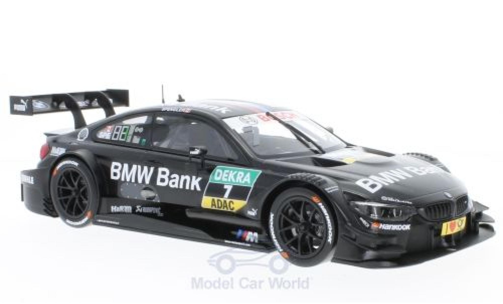 Bmw M4 1/18 Norev DTM No.7 Team MTEK DTM 2016 B.Spengler modelauto