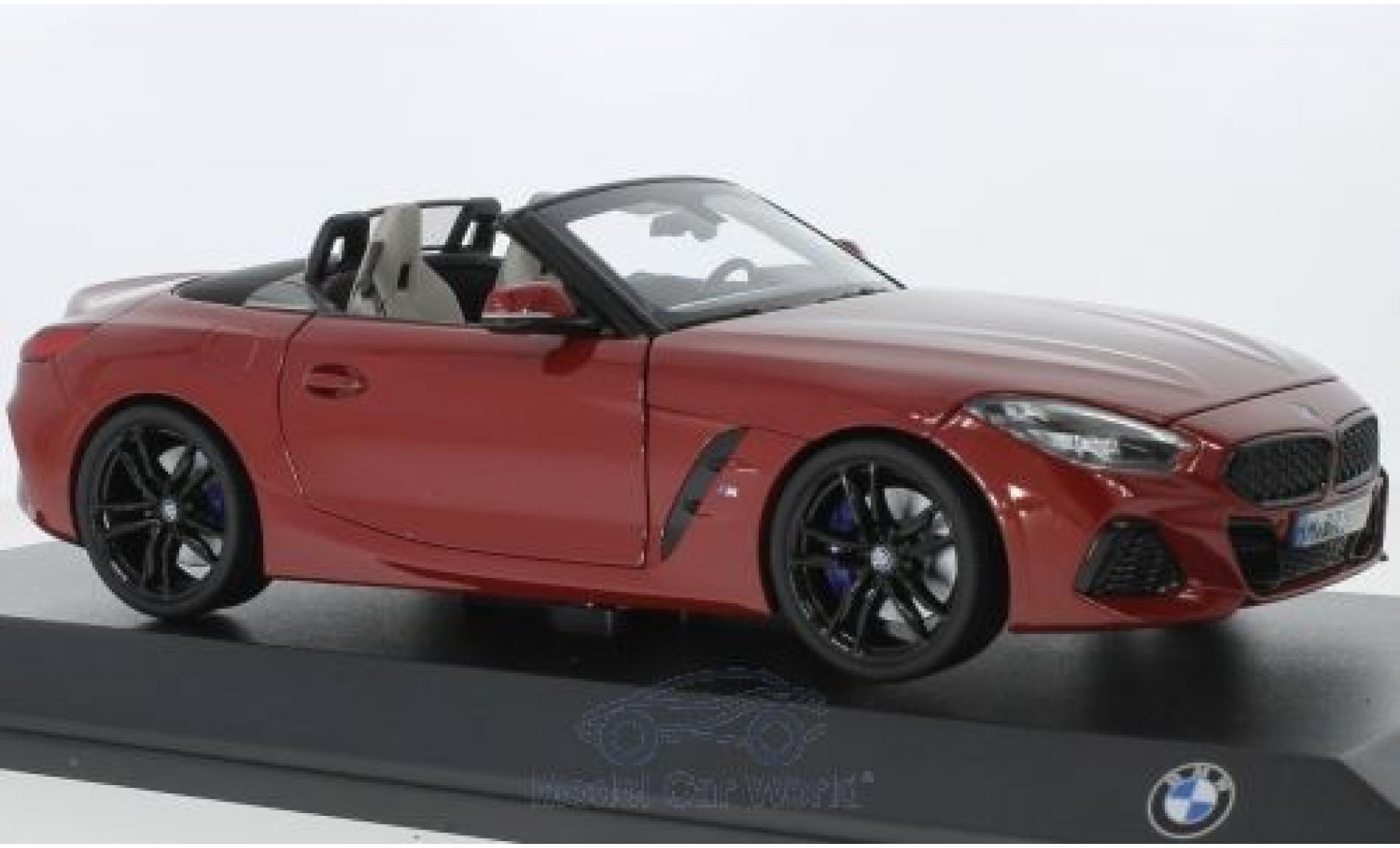 Bmw Z4 1/18 Norev (G29) rood 2019 modelauto
