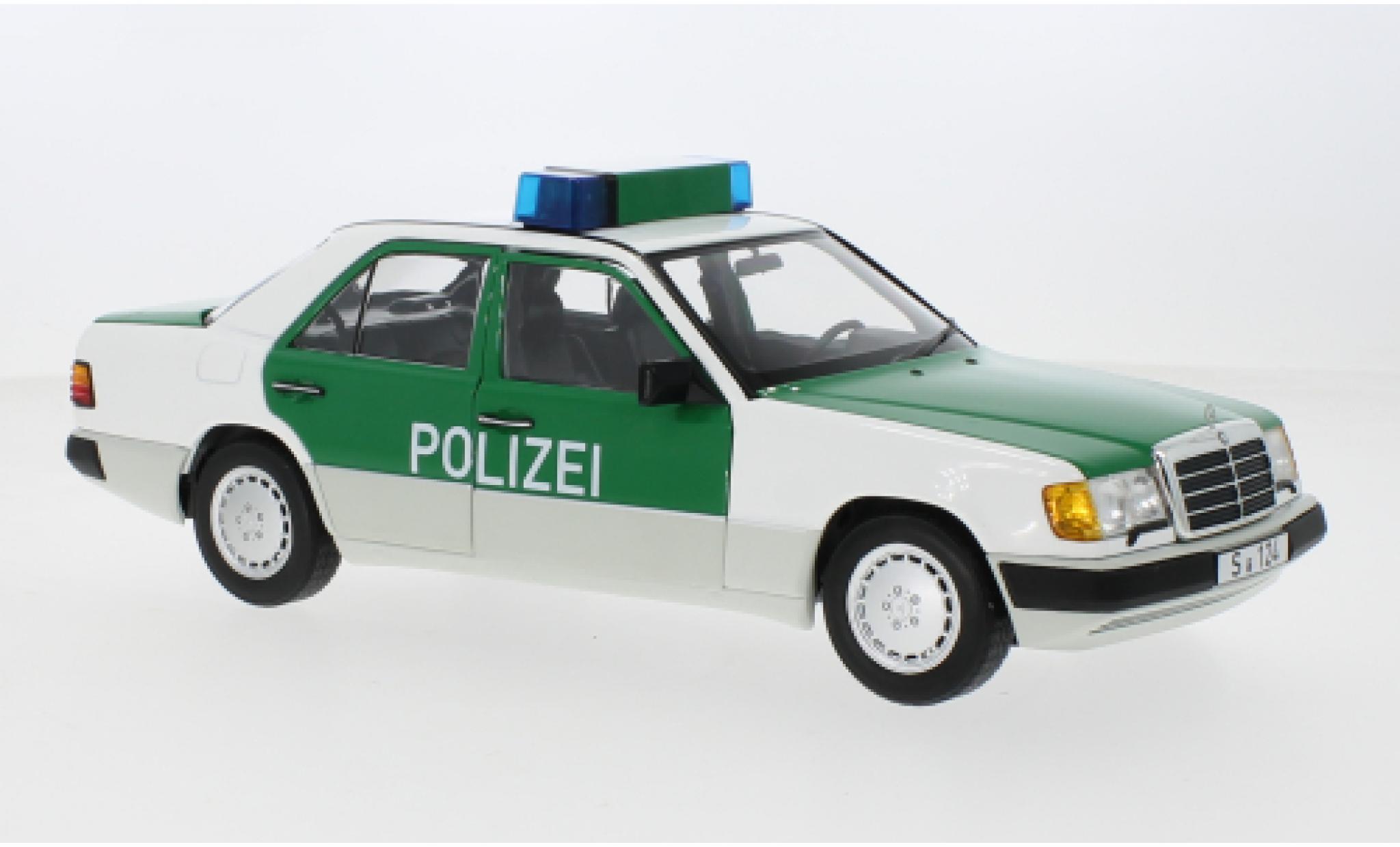 Mercedes 230 1/18 I Norev E (W124) politie 1989 modelauto