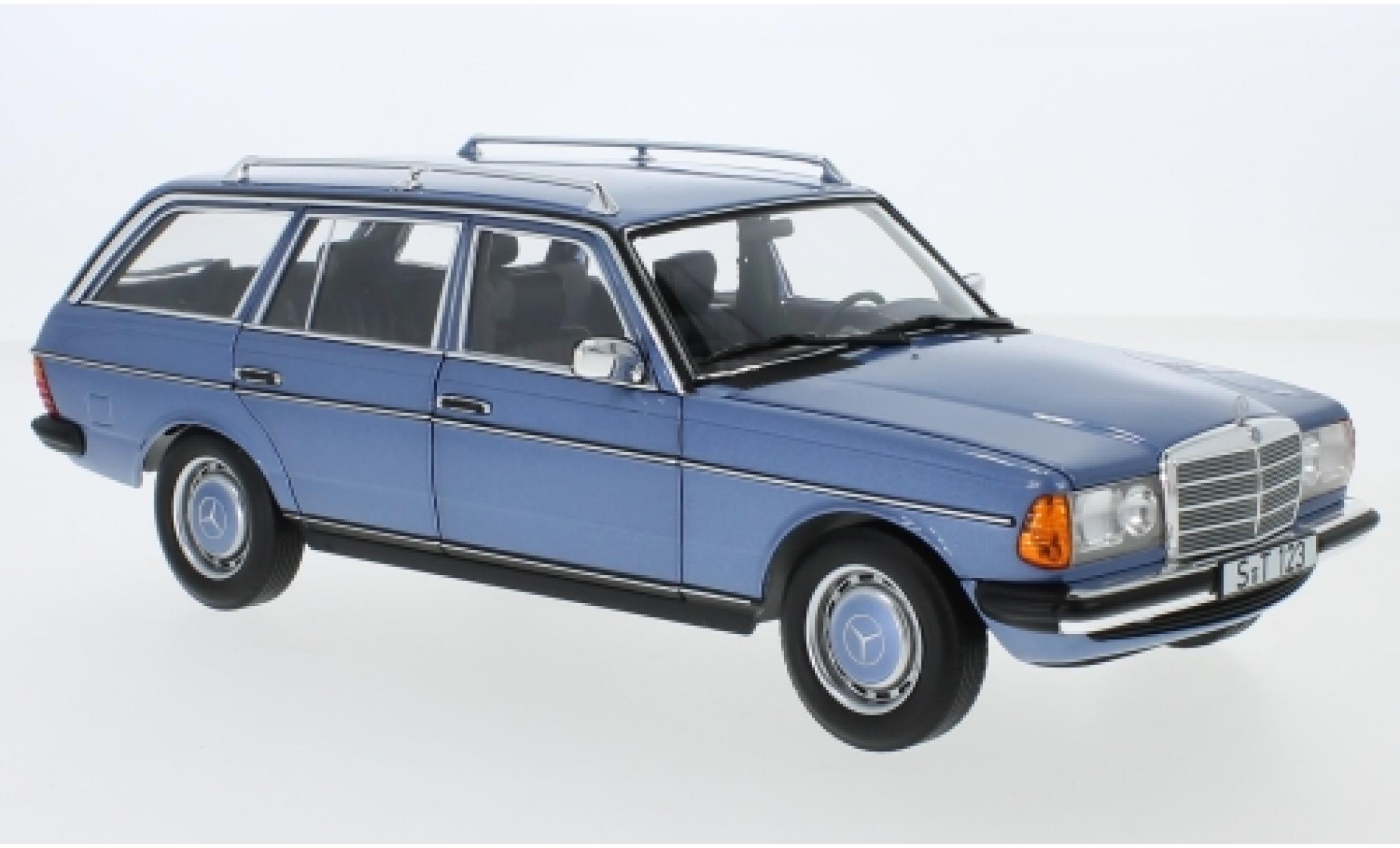 Mercedes 200 1/18 Norev T (S123) metallic blauw 1980 modelauto