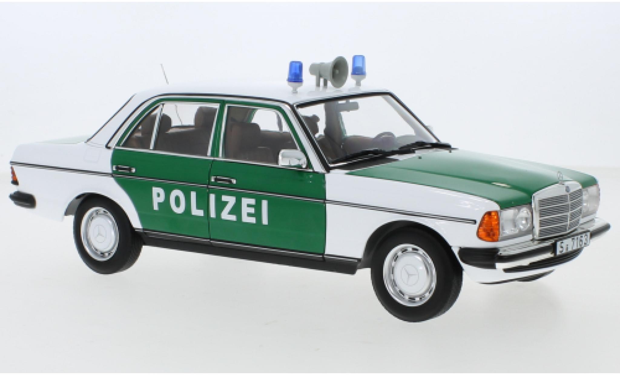 Mercedes 200 1/18 Norev (W123) Politie (D) modelauto