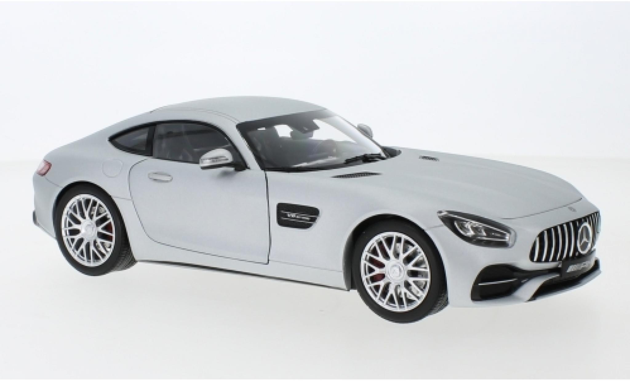 Mercedes AMG GT 1/18 Norev S (C190) matt-grijs modelauto