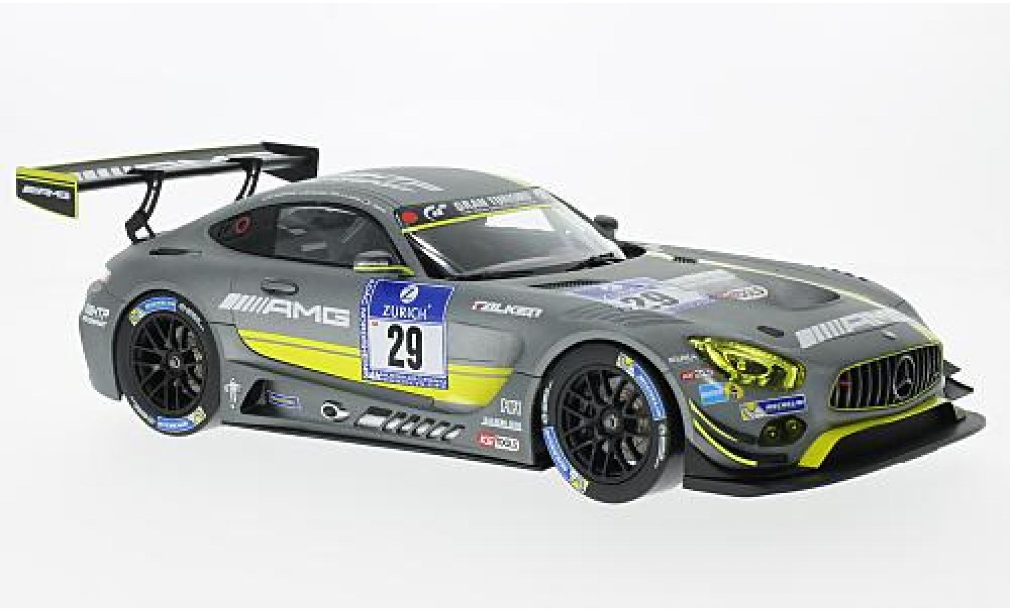 Mercedes AMG GT 1/18 Norev 3 No.29 AMG Team HTP Motorsport 24h N&uuml;rburgring C.Hohenadel/M.Seefried/R.van le Zande/C.Vietoris sans Vitrine modelauto