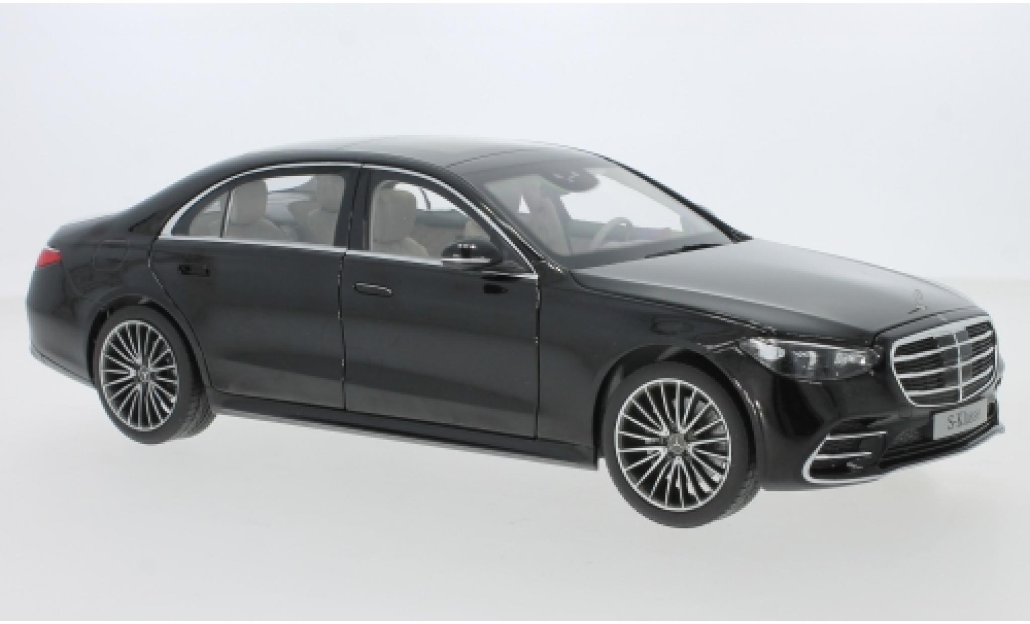 Mercedes Classe S 1/18 Norev (V223) zwart 2021 modelauto