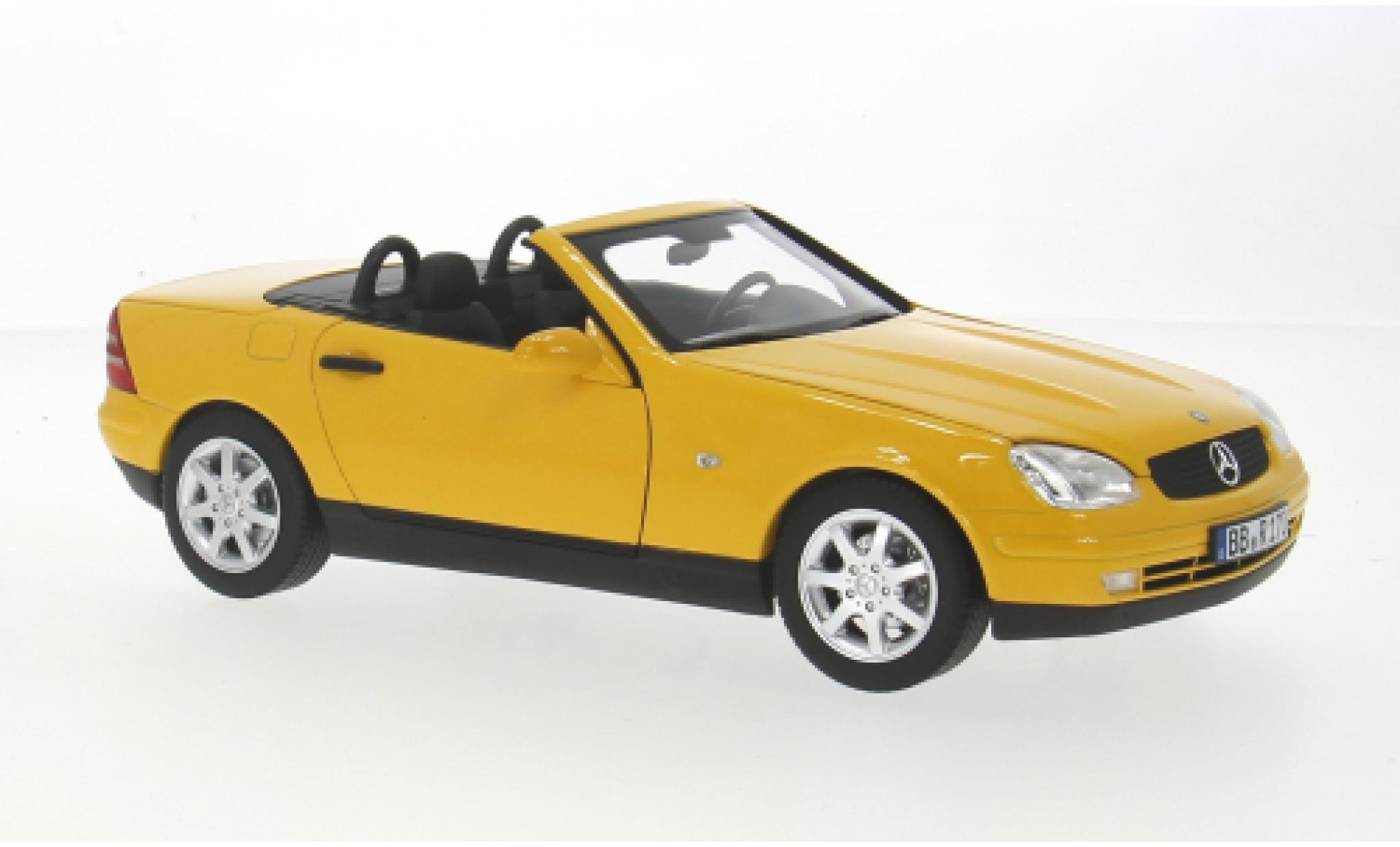 Mercedes Classe SLK 1/18 I Norev SLK (R170) geel 1:18 modelauto