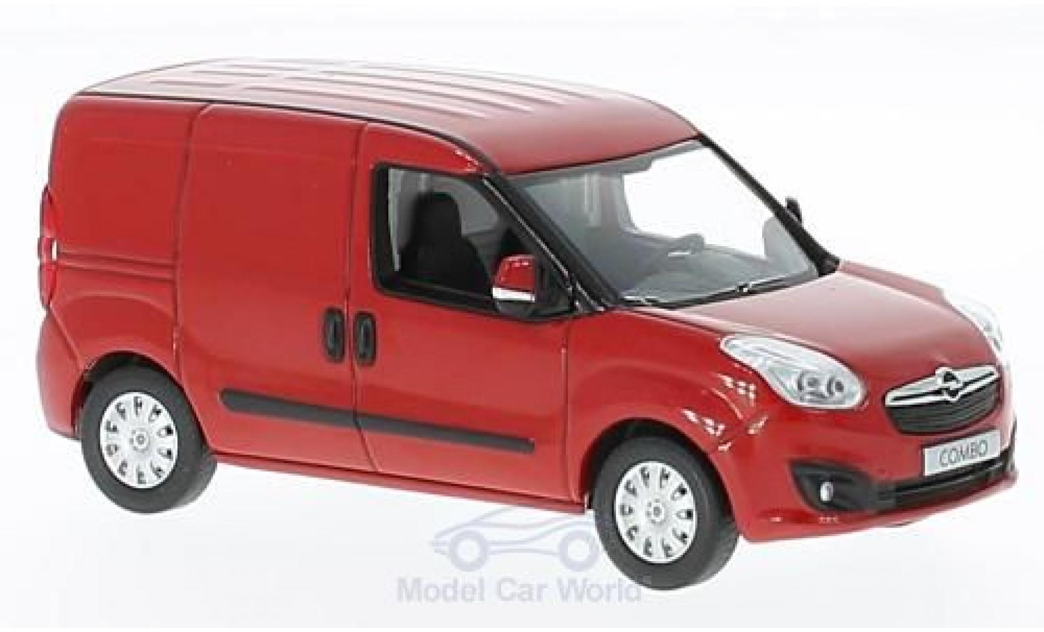 Opel Combo 1/43 Norev D rood modelauto