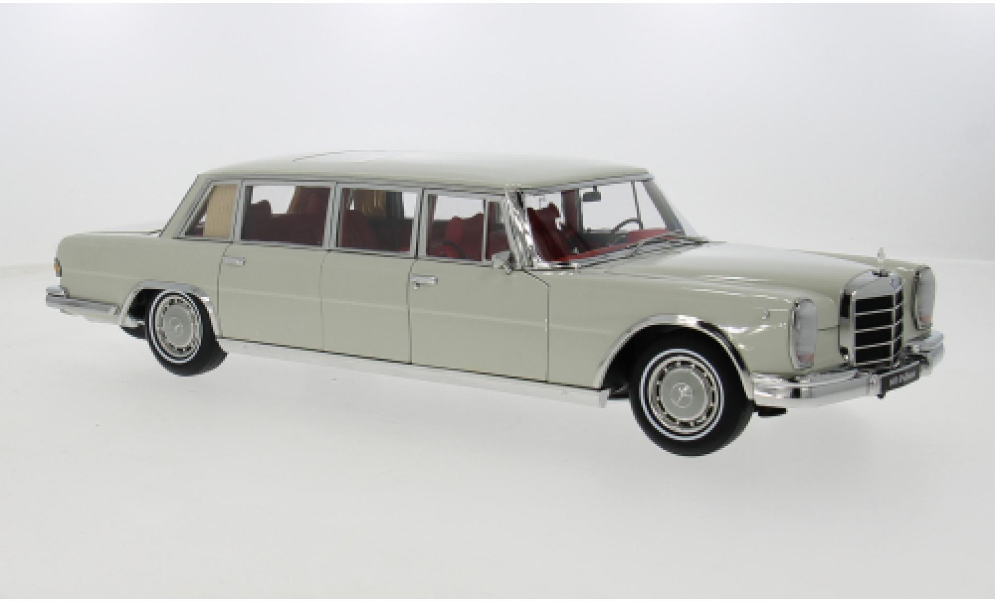 Mercedes 600 1/18 I NZG Pullman (W100) grijs 1963 1:18 modelauto
