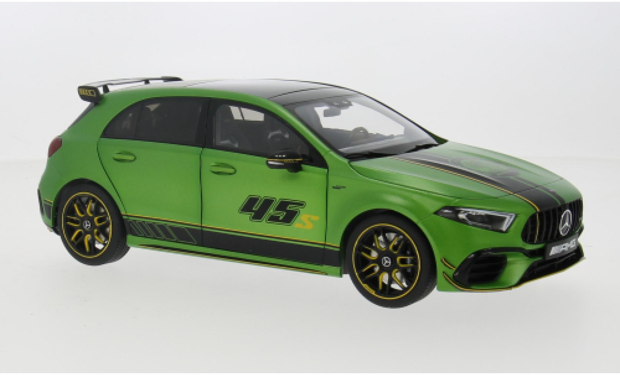 MG A 1/18 I NZG Mercedes 45 S 4Matic groen/geel 1:18 modelauto