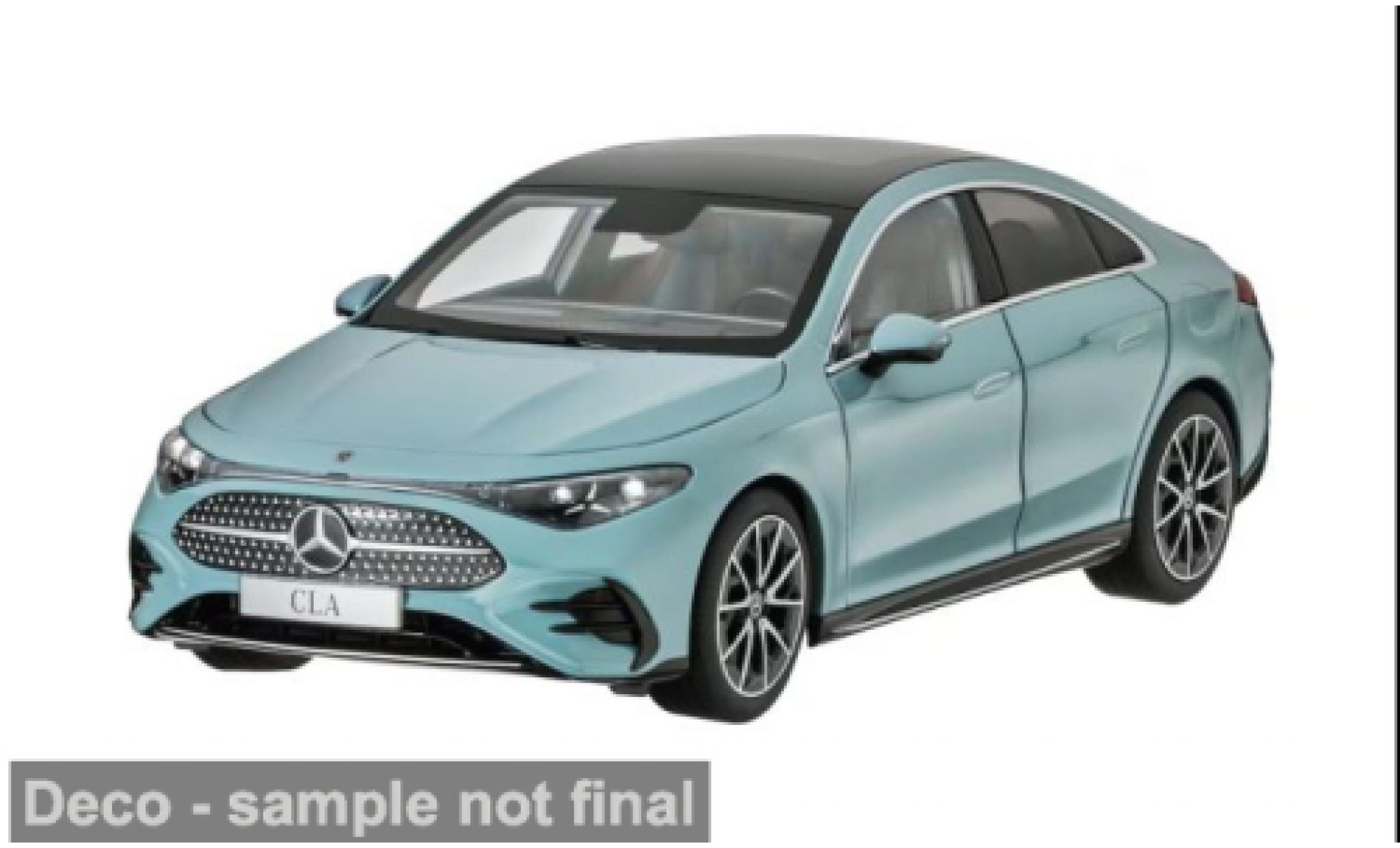 Mercedes CLA 1/18 I NZG (C178) HEV turquoise 2025 1:18 modelauto
