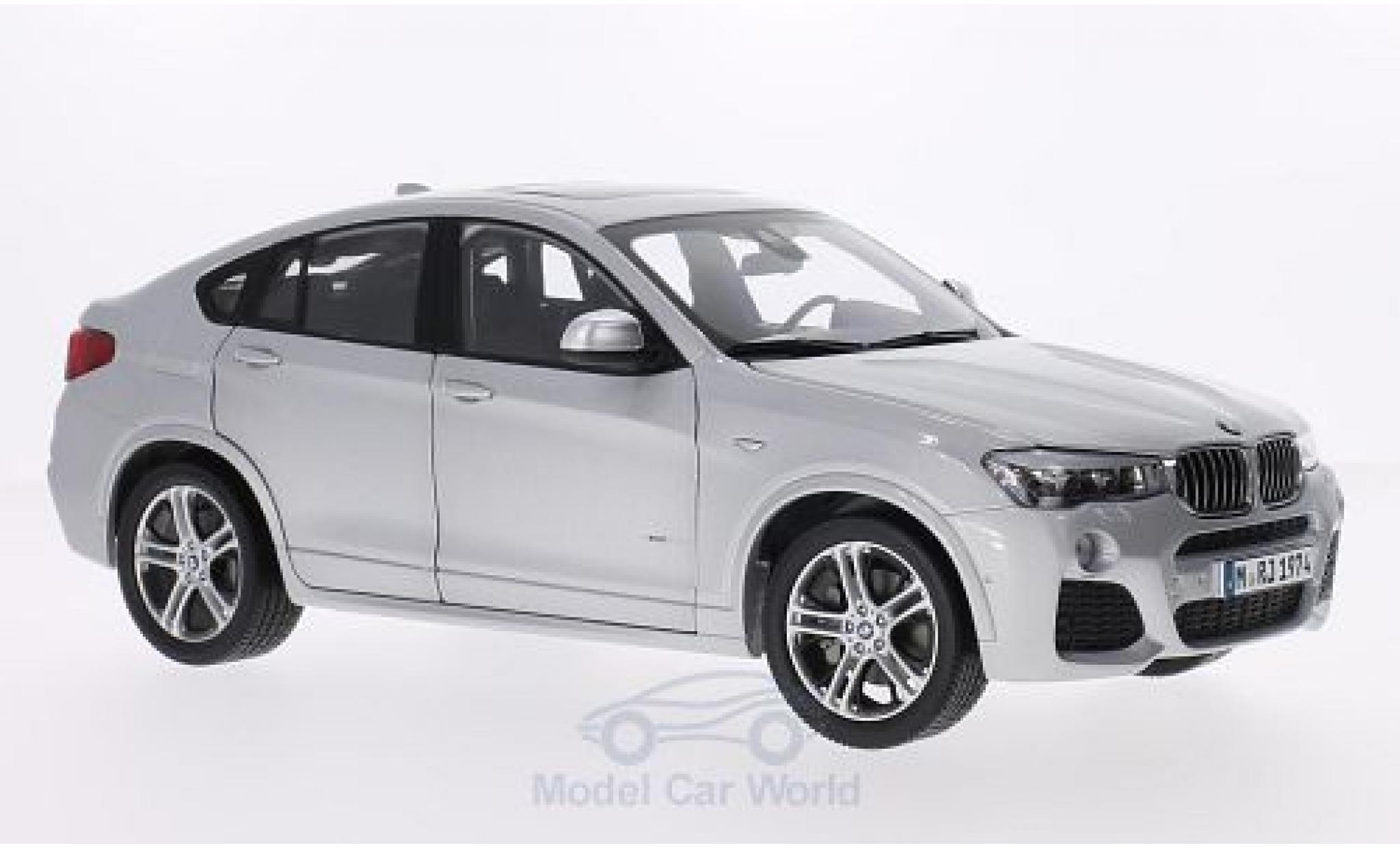 Bmw X4 1/18 Paragon grijs 2015 modelauto