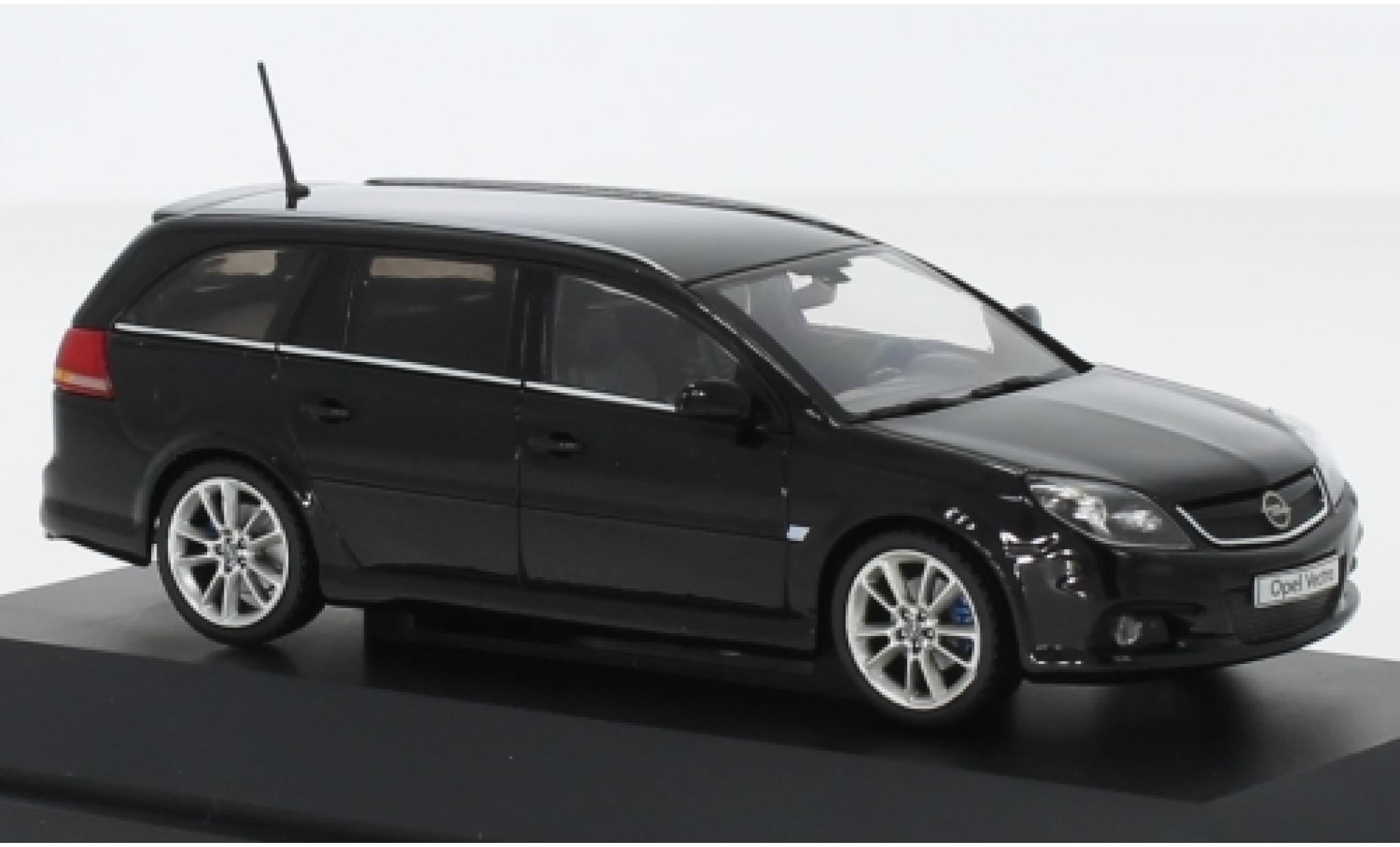 Opel Vectra 1/43 Schuco C Caravan OPC metallic zwart modelauto