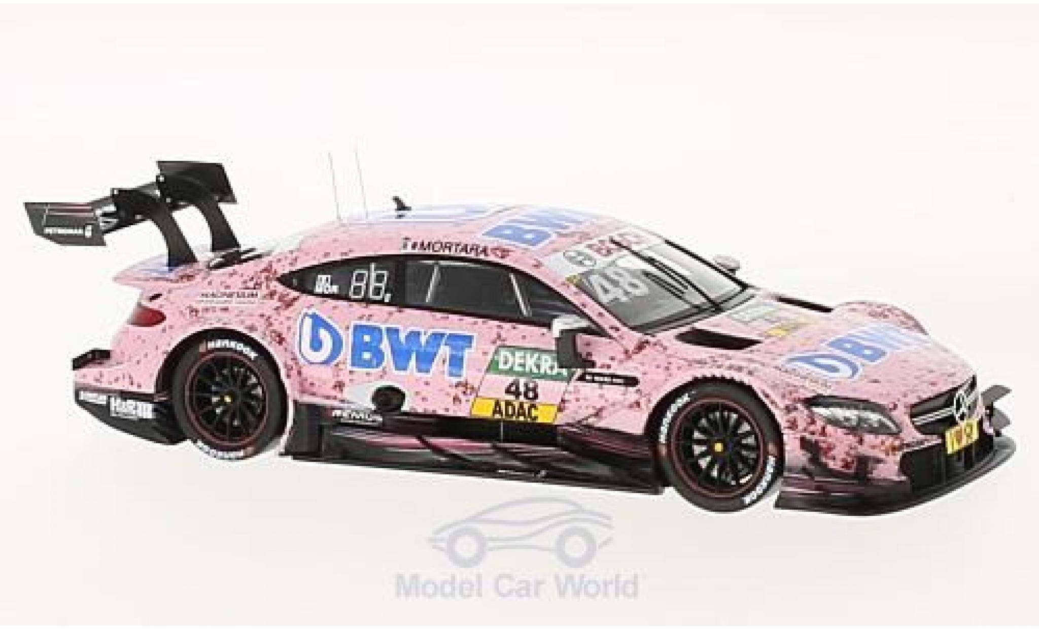 Mercedes Classe C DTM 1/43 Spark AMG C63 DTM No.48 BWT DTM 2017 E.Mortara modelauto