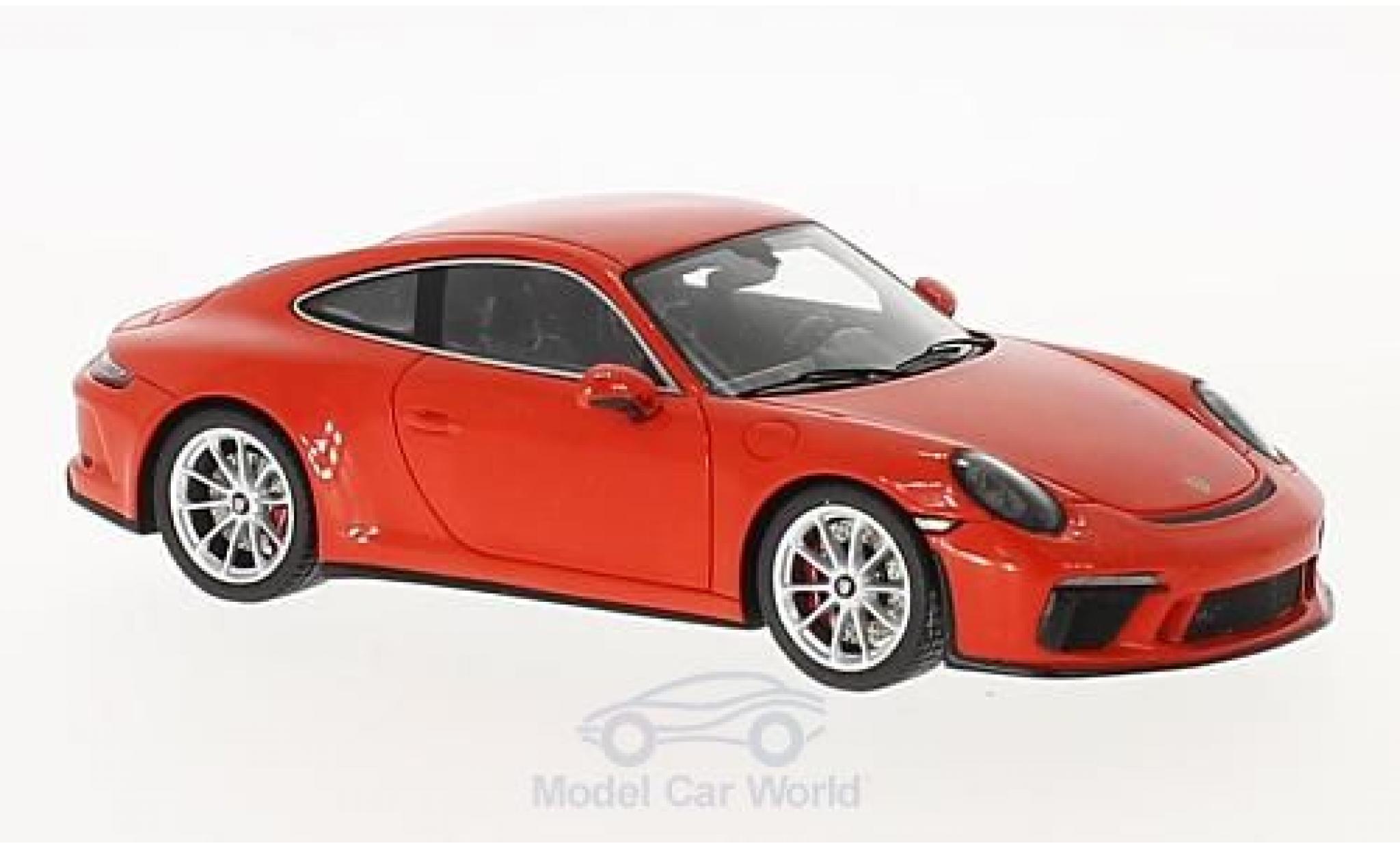 Porsche 991 GT3 1/43 Spark 911 () GT3 Touring Package oranje modelauto