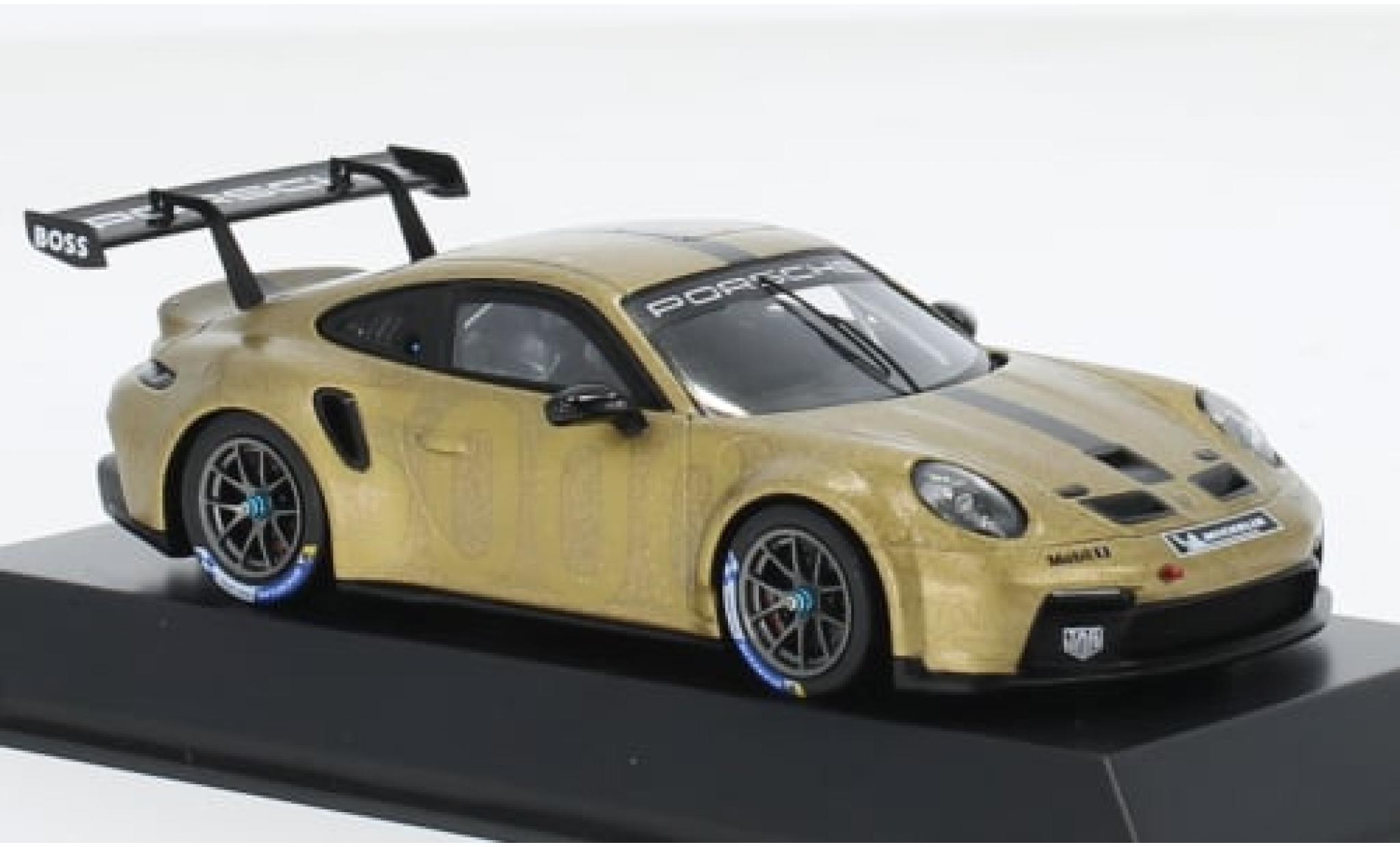 Porsche 992 GT3 1/43 I Spark 911  Cup 5000 matt-gold 2022 1:43 modelauto