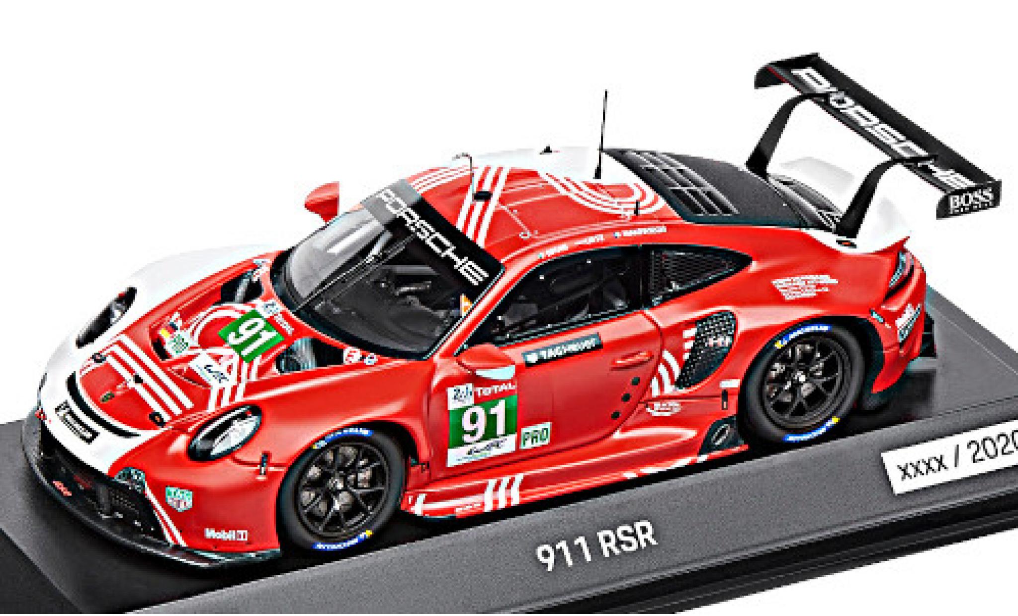 Porsche 992 RSR 1/43 Spark 911 RSR (991) 24h Le Mans 2020 R.Lietz/G.Bruni/F.Makowiecki modelauto