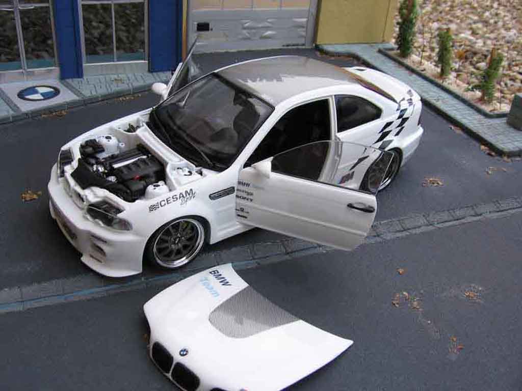 Bmw M3 coupe tuning E46 drift 1/18 Kyosho