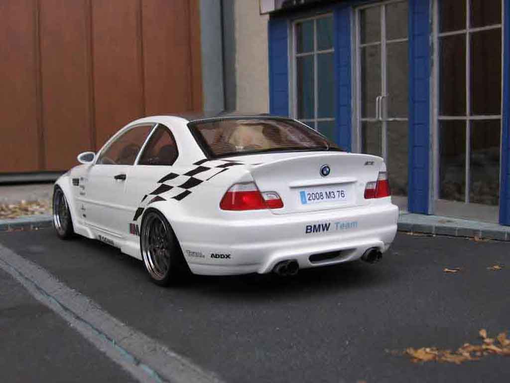 Bmw M3 E46 1/18 Kyosho tuning E46 drift modelauto