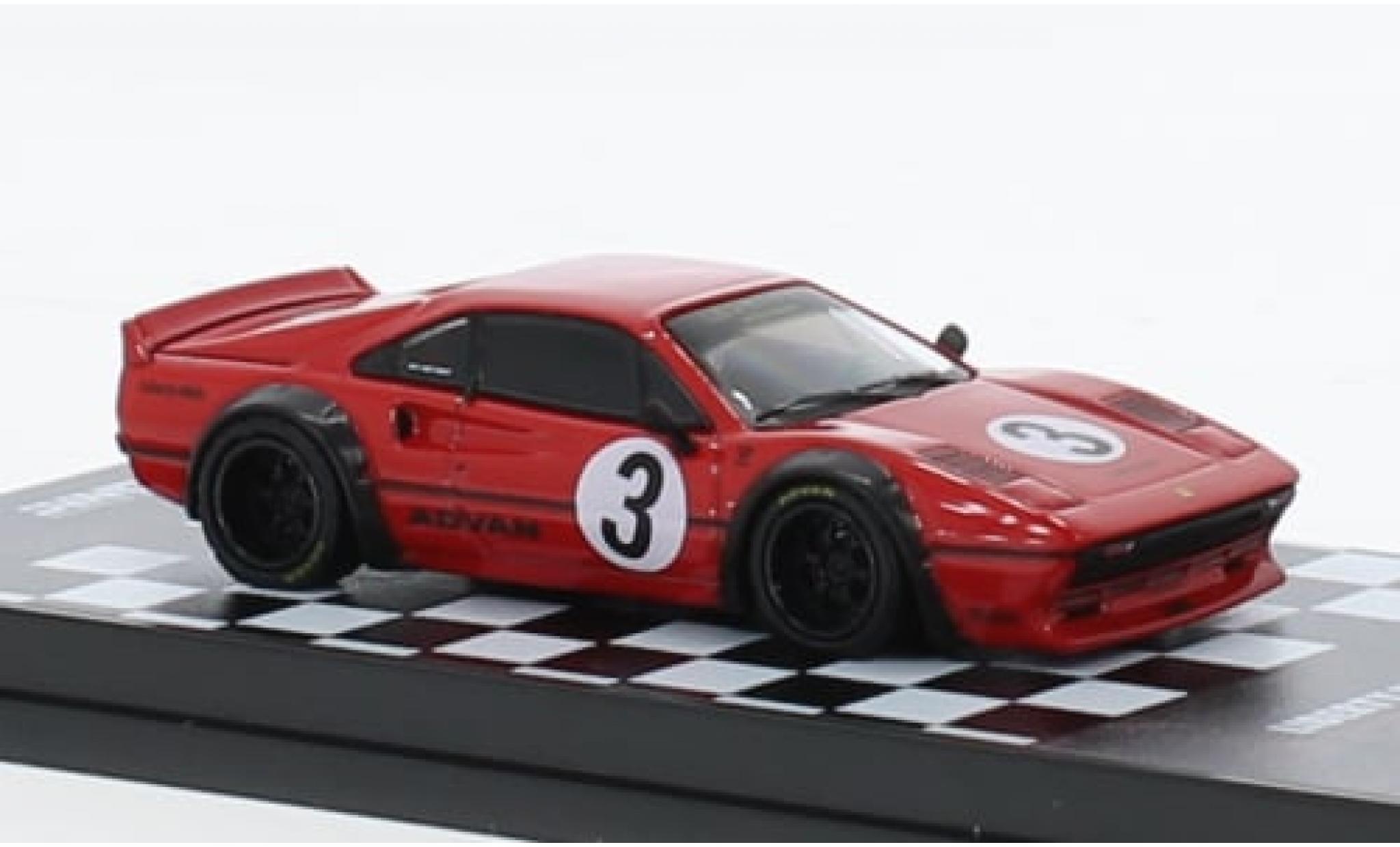 Ferrari 308 1/64 INNO64 GTB Liberty Walk rood 1:64 modelauto