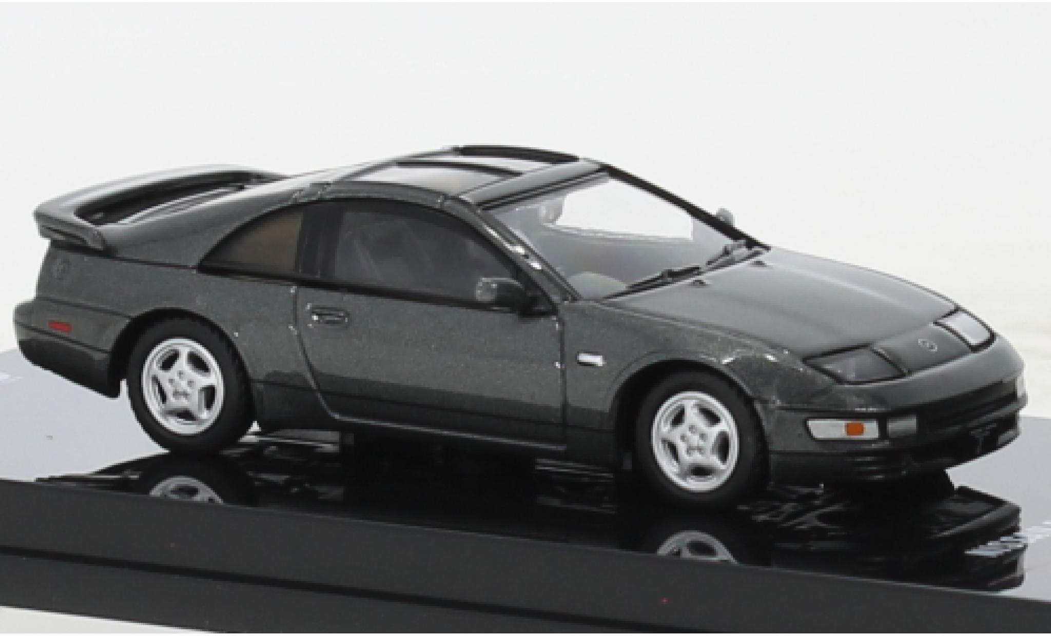Nissan Fairlady Z 1/64 INNO64 (Z32) metallic grijs RHD modelauto